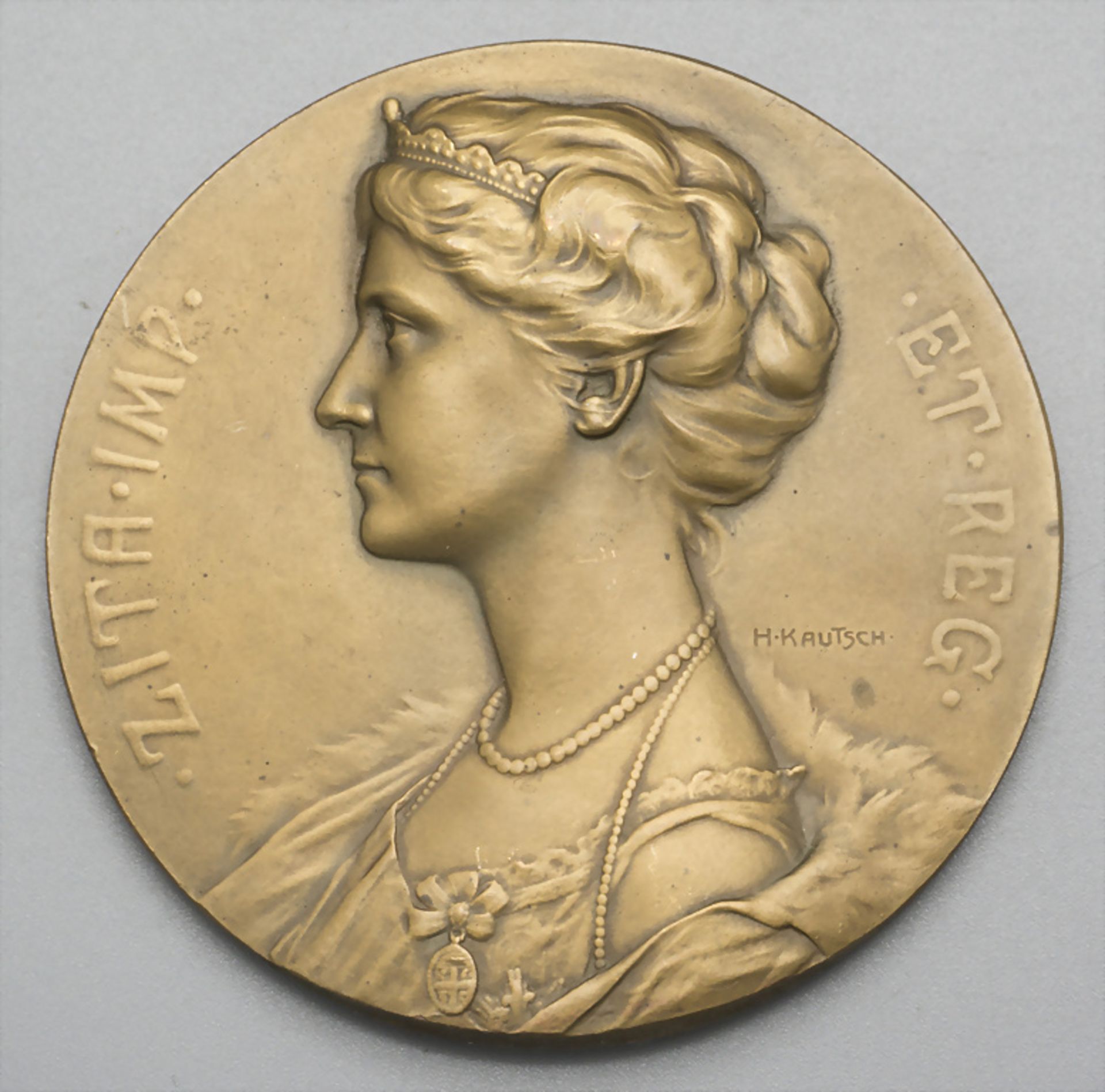 Medaille 'Zita von Bourbon-Parma' Kaiserin (Kaisergattin) von Österreich und Ungarn, 1917