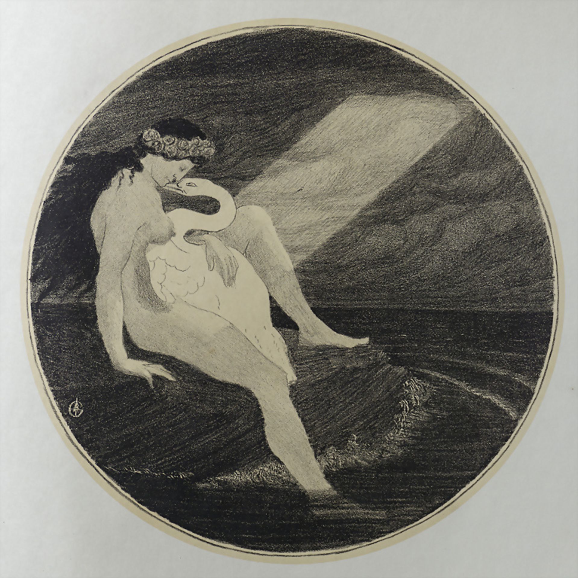 Daniel Greiner (1872-1943) 'Leda mit Schwan' / 'Leda with swan', um 1900