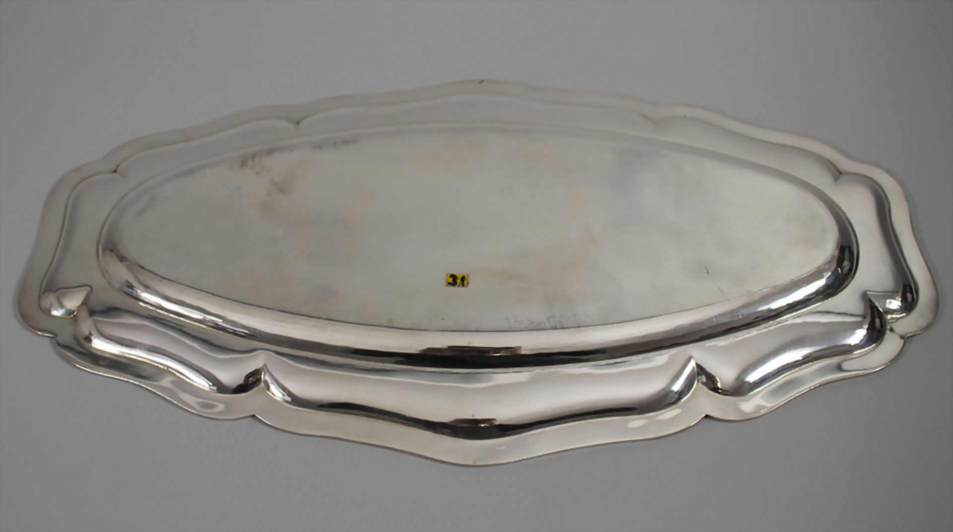 Ovale Platte / An oval silver plate, Paris, um 1925 - Image 2 of 4