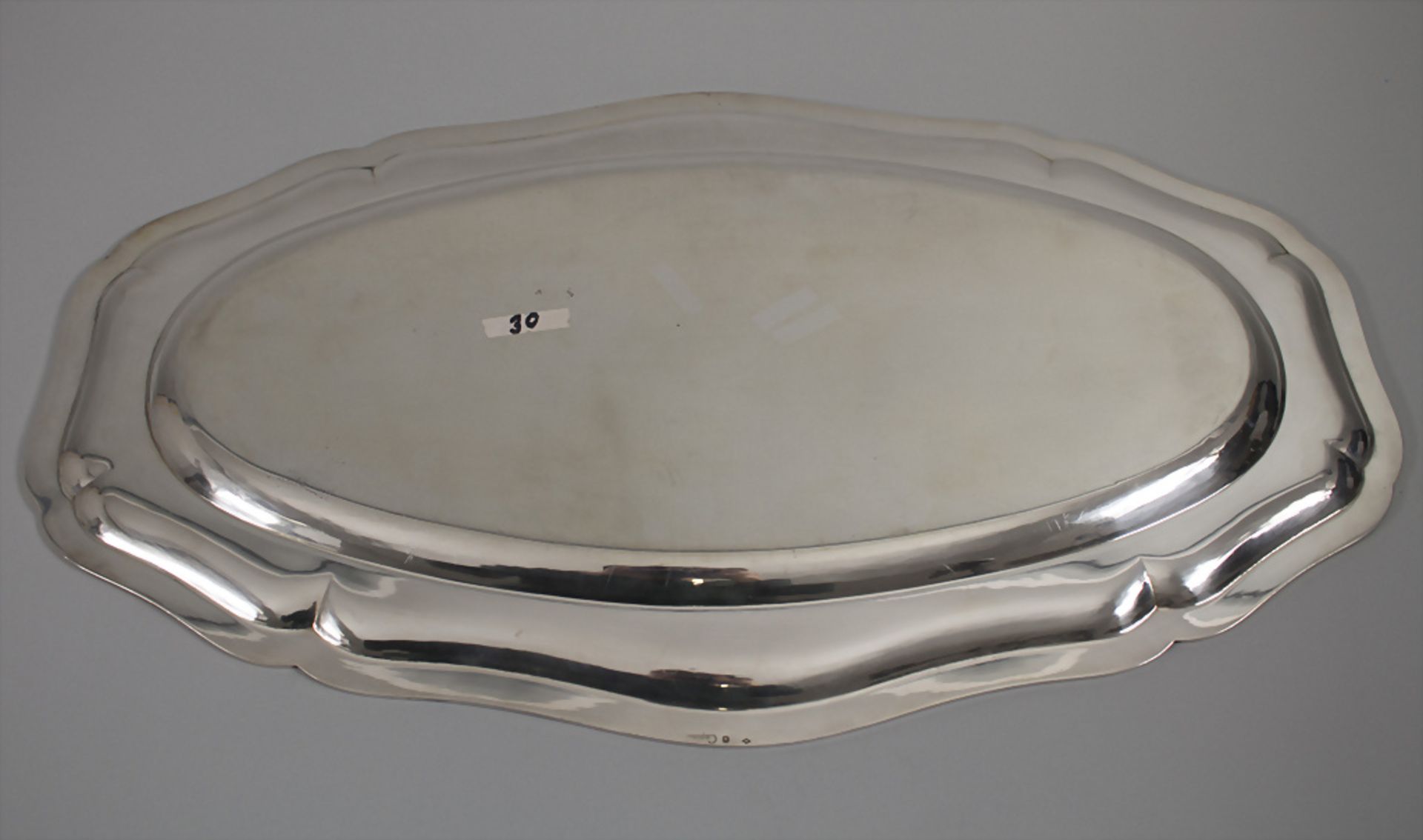 Ovale Platte / An oval silver plate, Copin, Paris, um 1925 - Image 3 of 5