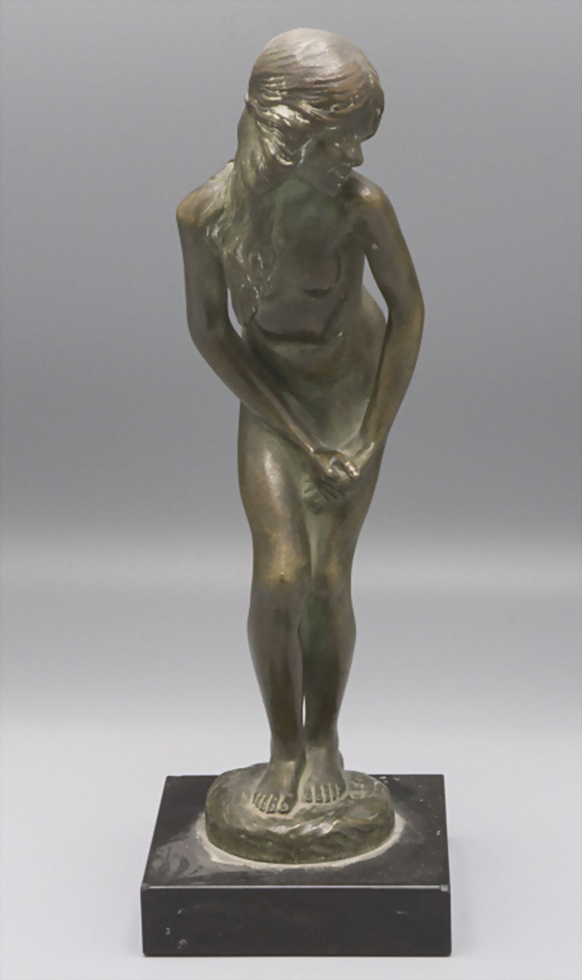 Anders Leonard Zorn (1860-1920), Weiblicher Jugendstil Akt / An Art Nouveau bronze sculpture ... - Image 5 of 8