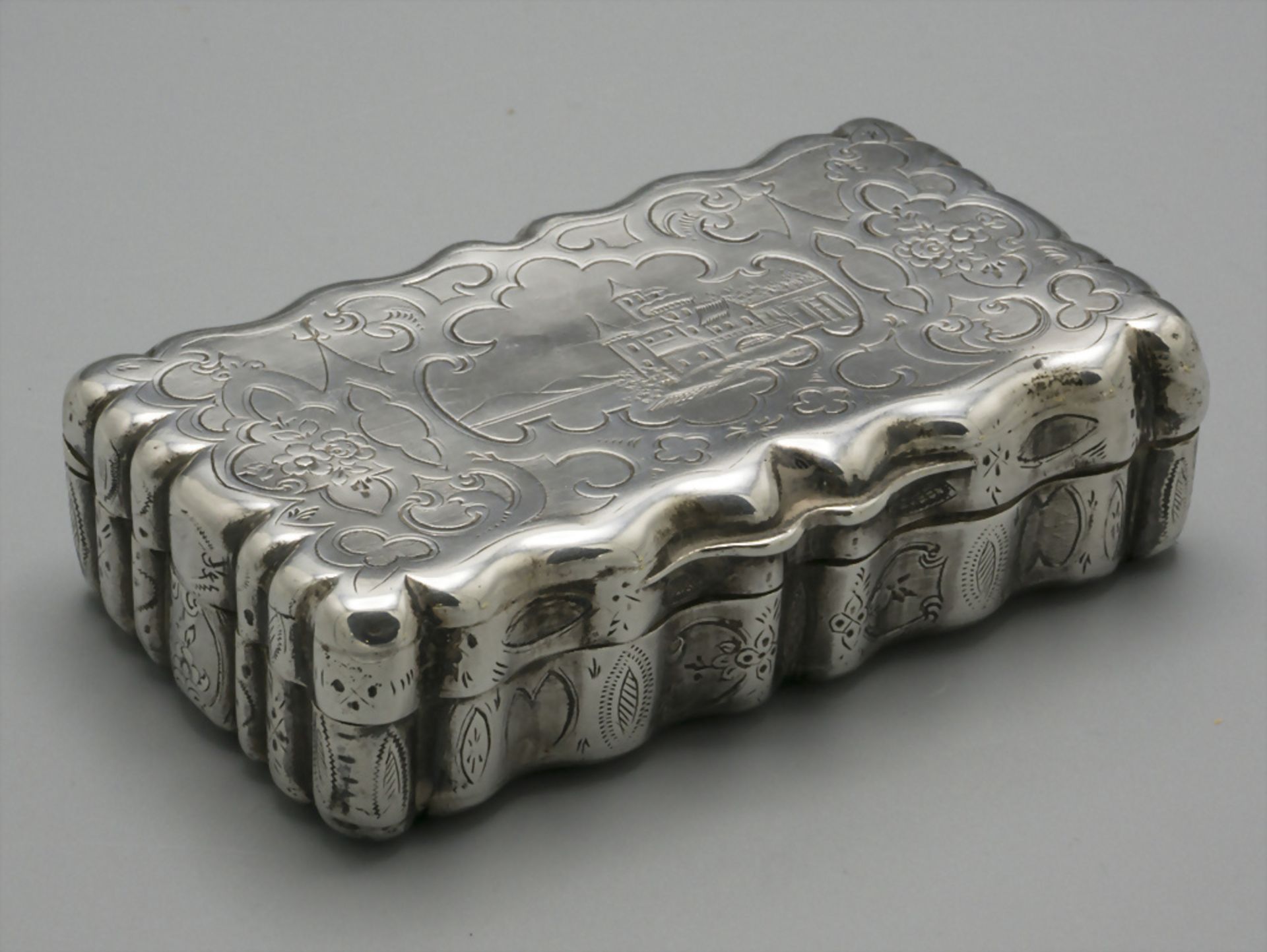 Tabatiere / Schnupftabakdose / A silver snuff box, Edmé Picard, Paris, 1849-1874 - Image 4 of 9