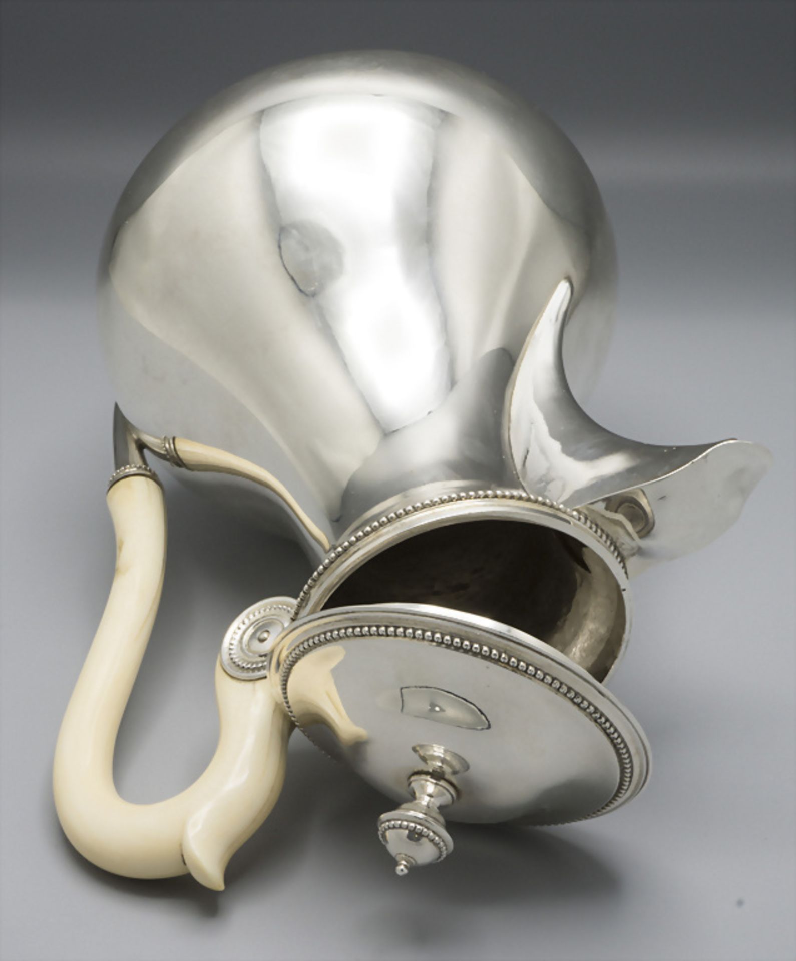 Weinkrug / A silver wine jug, Belgien, 19. Jh. - Image 3 of 5