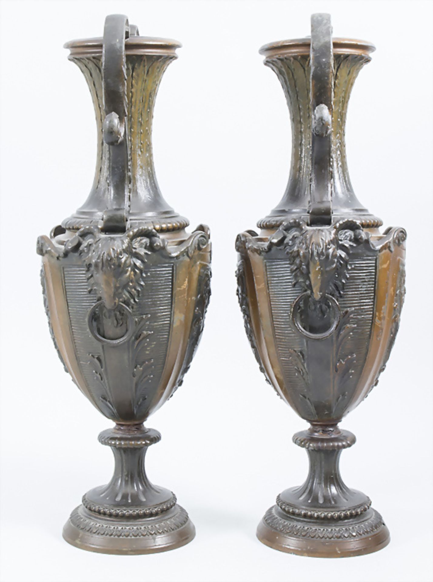 Zwei Historismus Vasen / Two Historicism vases, Paris, um 1900 - Bild 4 aus 6