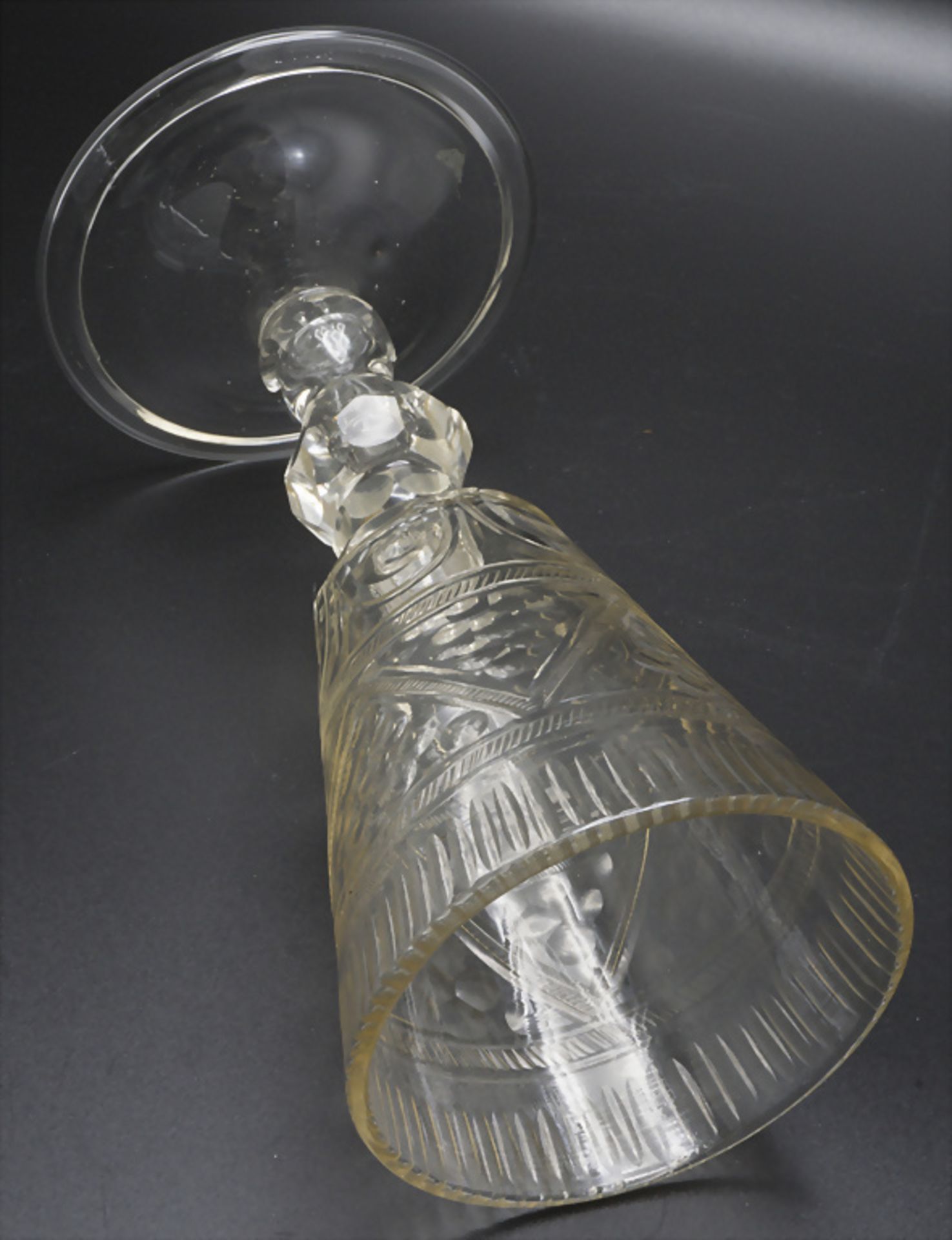 Pokalglas / A cup glass, 18./19. Jh. - Bild 2 aus 5