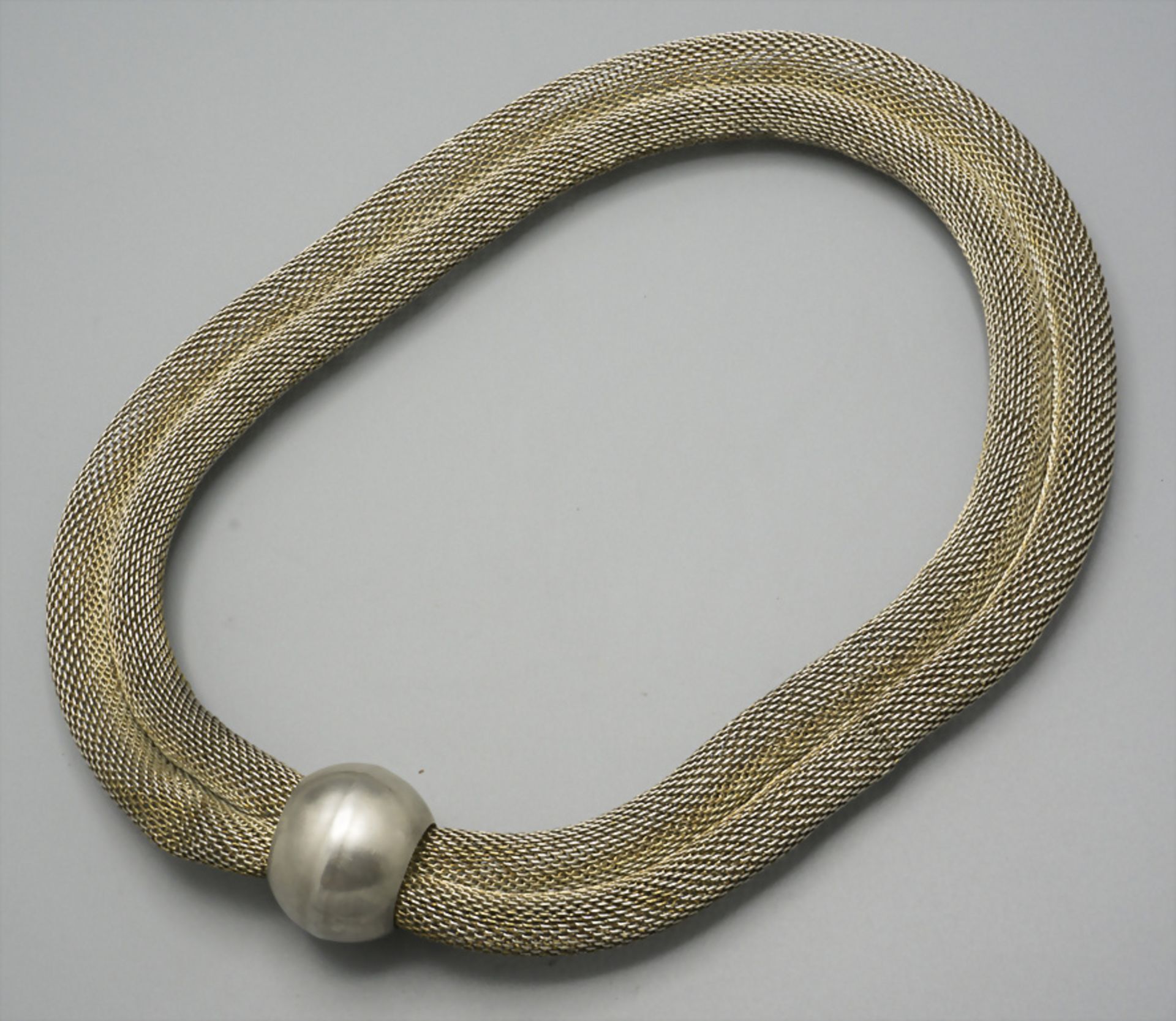 Silber Collier / A silver necklace, 20. Jh. - Bild 3 aus 3