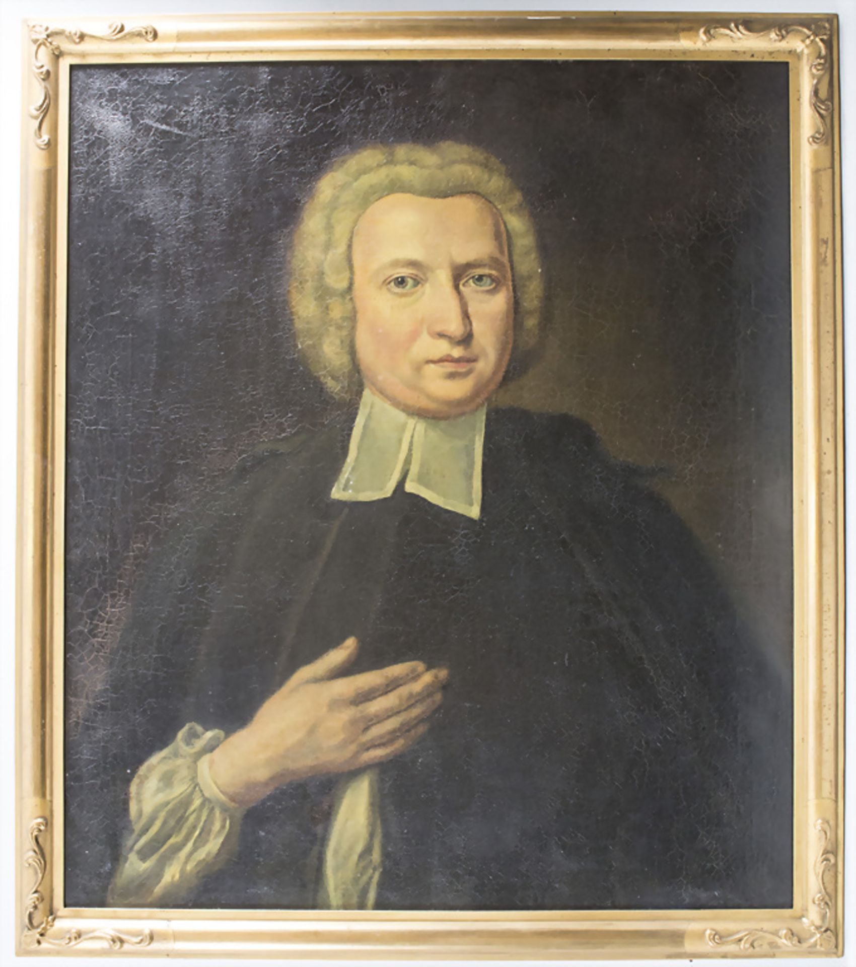 Nach einem Porträtisten des 18. Jh., 'Johann Georg Vilmar (1714-1773)' / 'Johann Georg Vilmar ... - Image 2 of 5