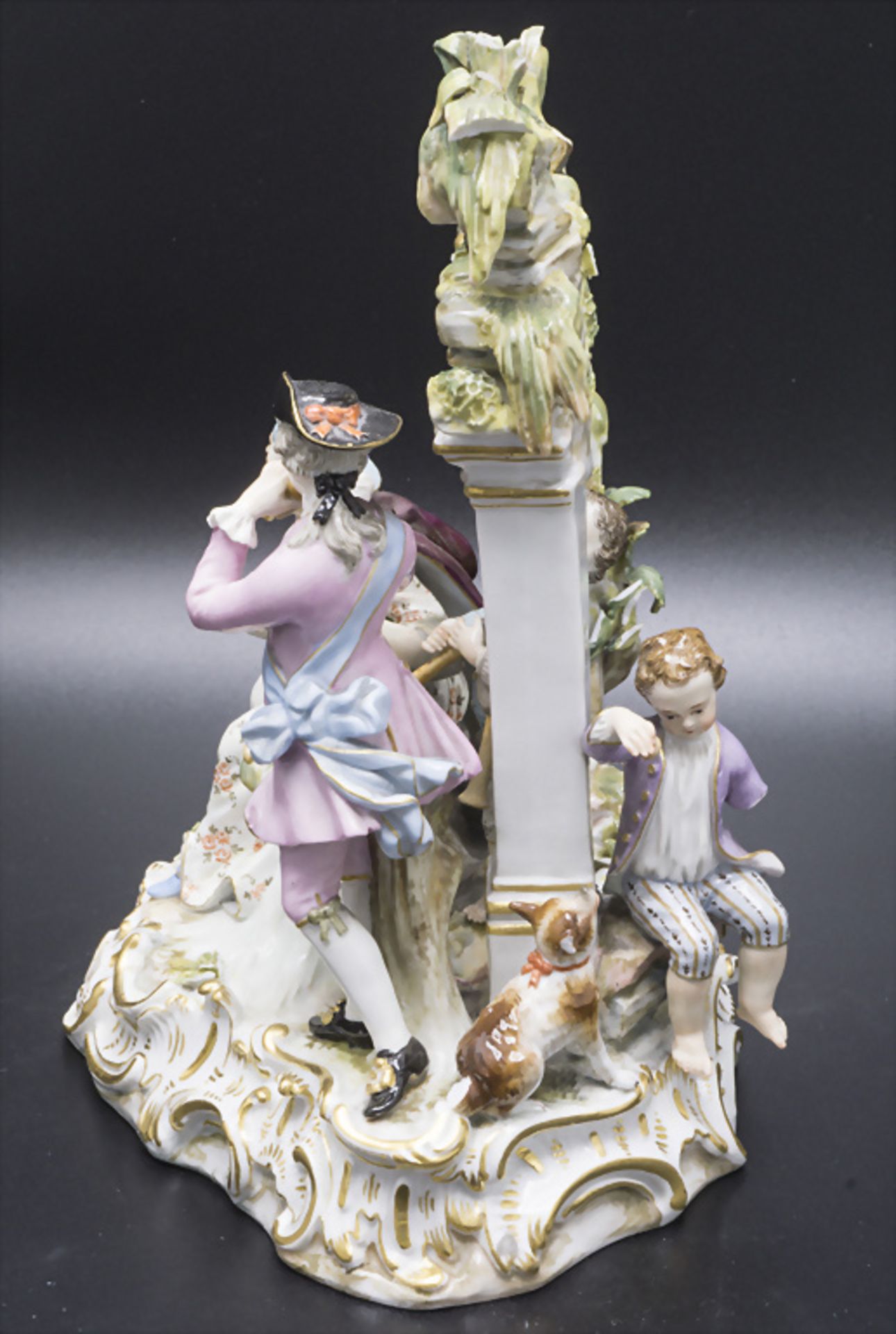 Figurengruppe 'Musizierende Familie' / A figural group of a 'A music making family', J.C. ... - Image 2 of 8