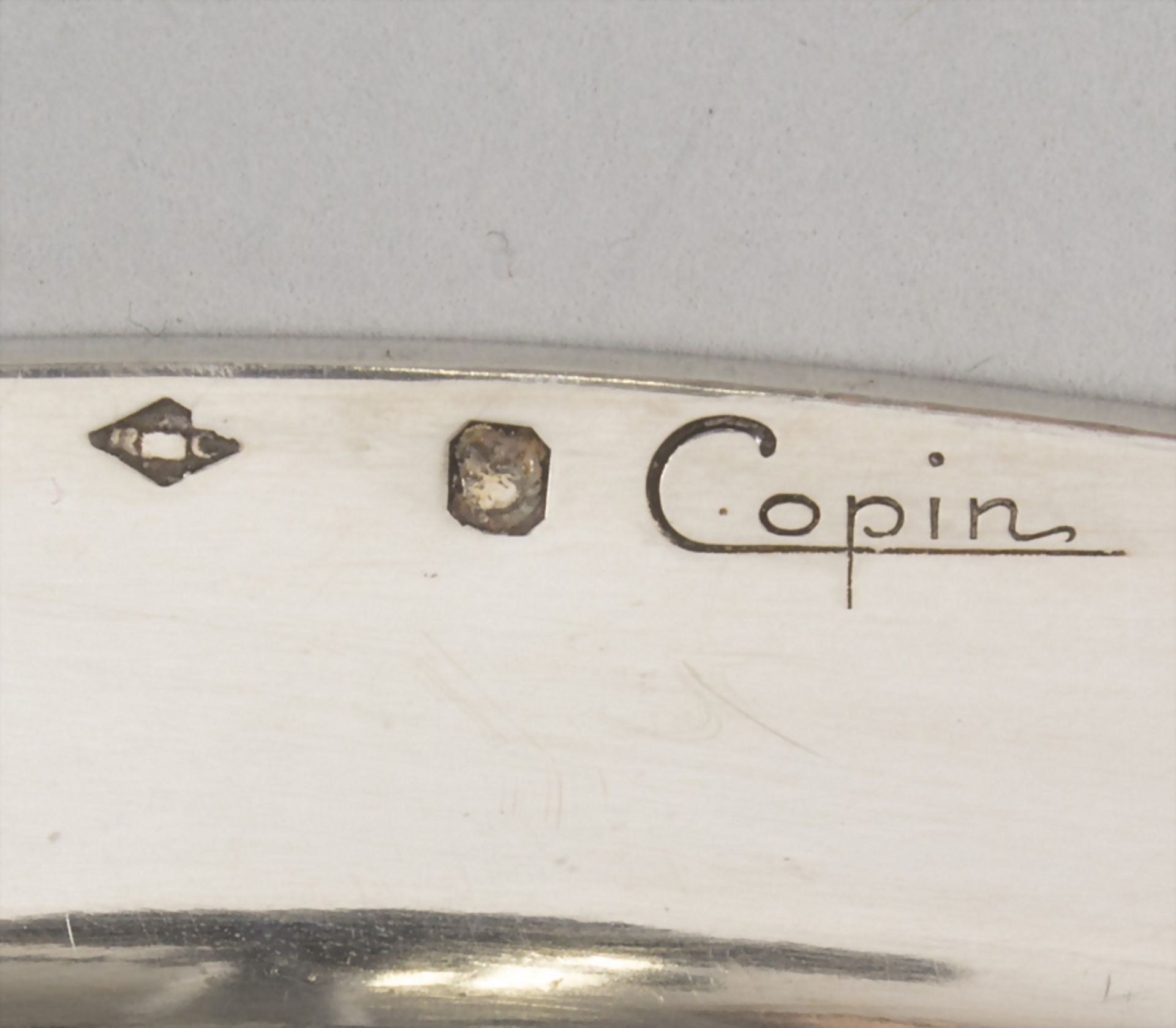 Ovale Platte / An oval silver plate, Copin, Paris, um 1925 - Image 4 of 5