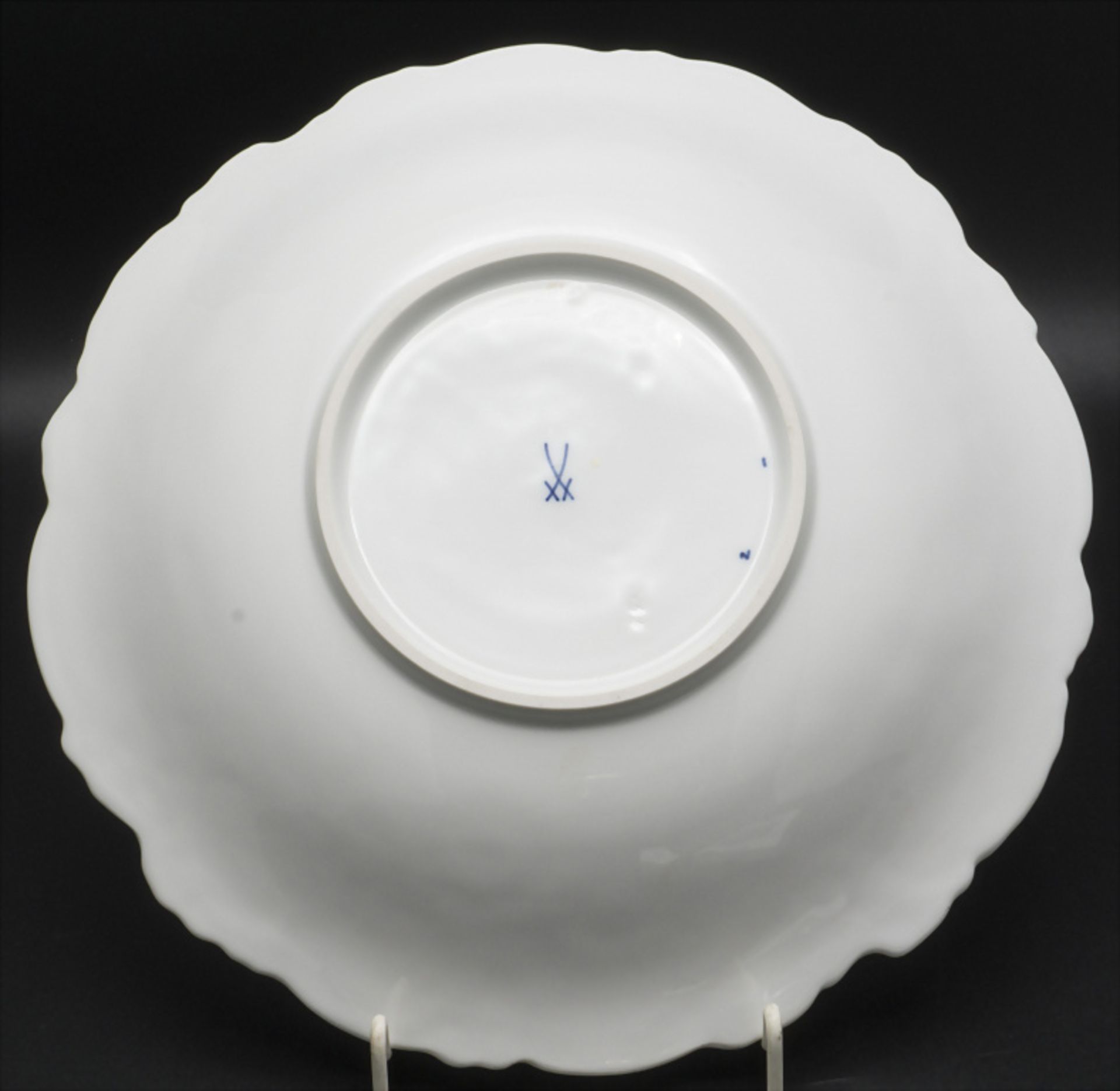 Prunkteller / A splendid plate, Meissen, 20. Jh. - Image 4 of 5