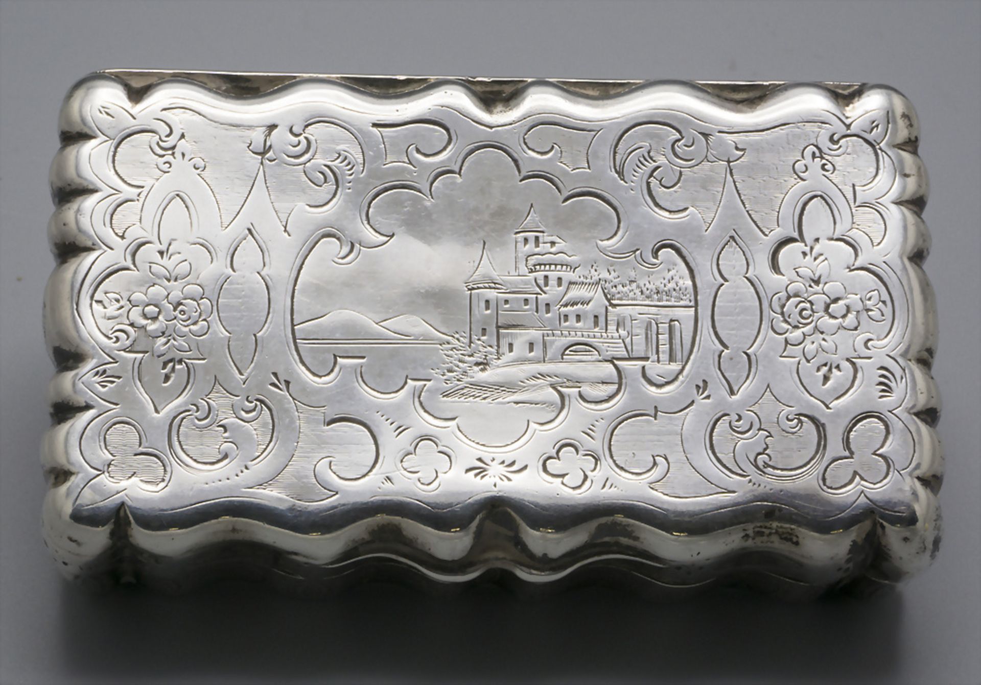 Tabatiere / Schnupftabakdose / A silver snuff box, Edmé Picard, Paris, 1849-1874 - Bild 2 aus 9