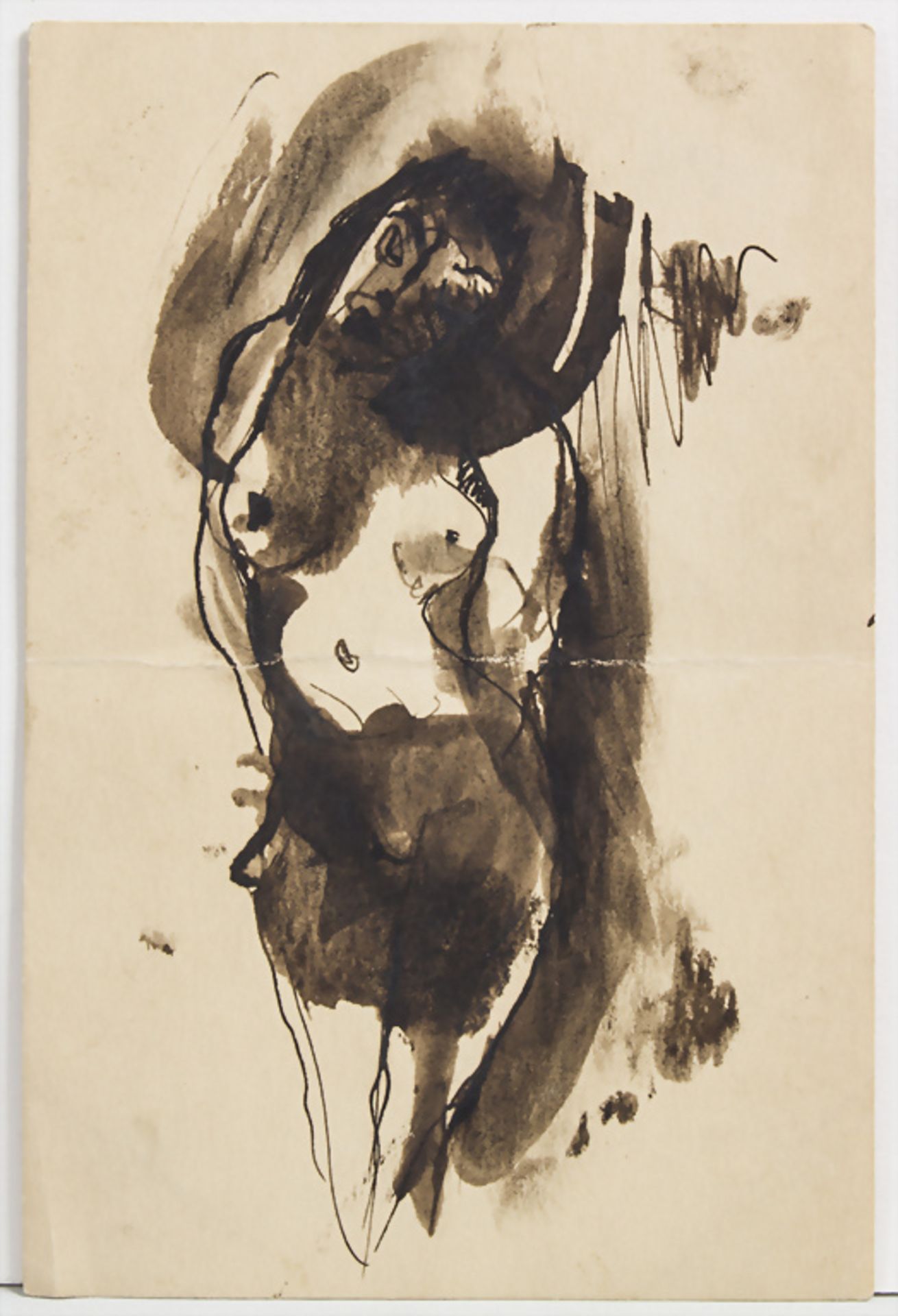 Bruno Schulz (1892-1942), 'Frauenakt' / 'Female nude', Anfang 20. Jh.