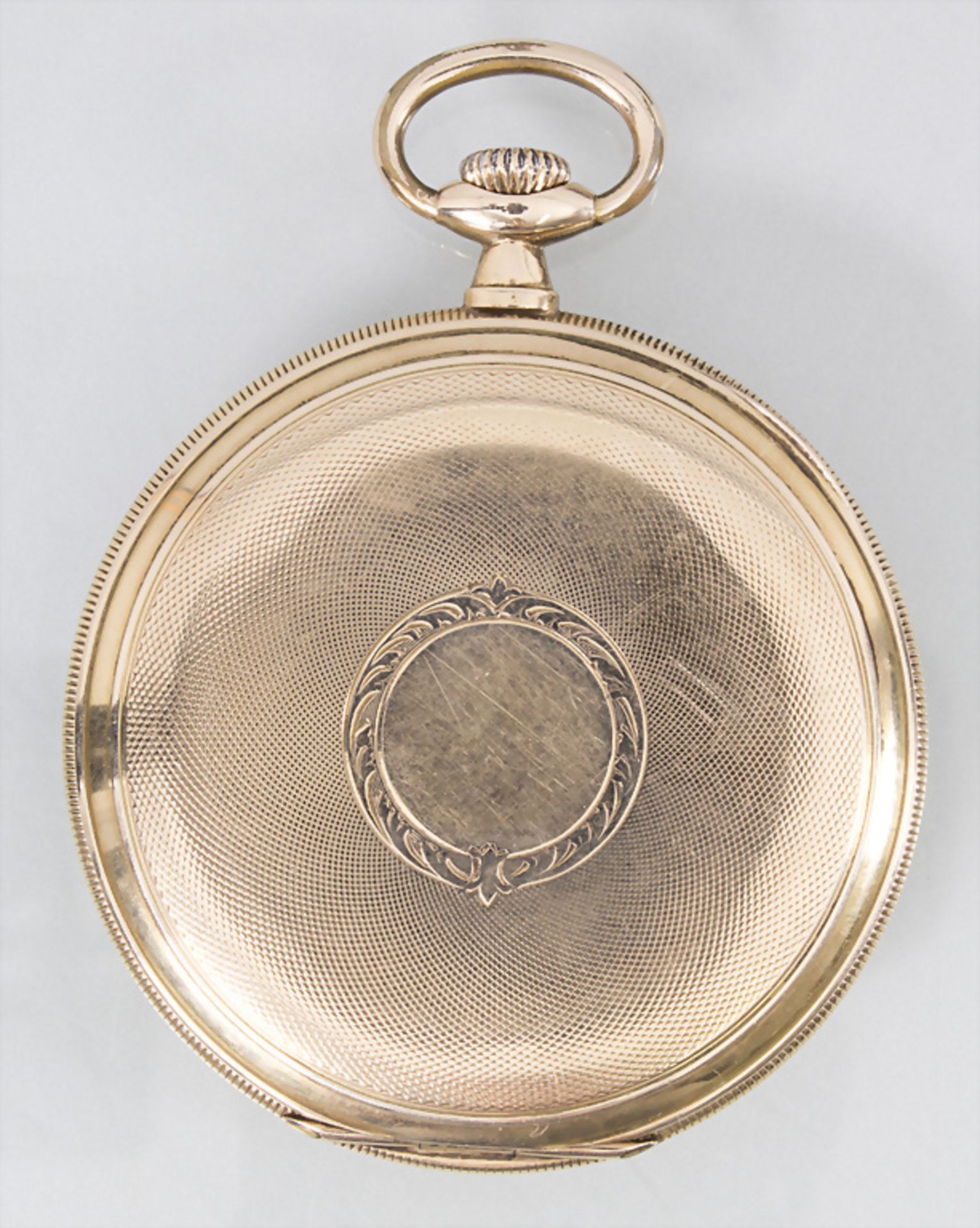 Offene Taschenuhr / A 14 k gold pocket watch, Alpina, deutsch, um 1928 - Image 2 of 5