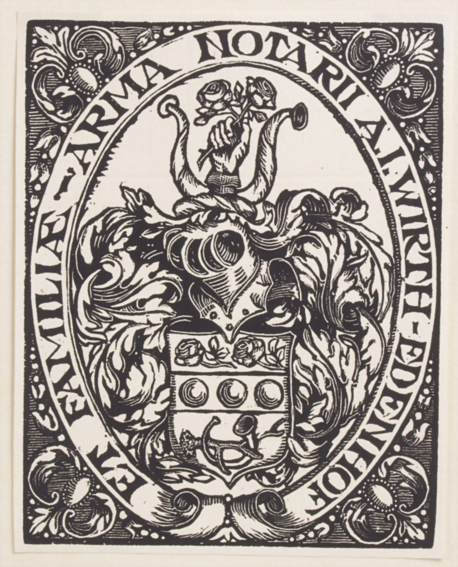 Heraldik Mappe mit zwölf Adelswappen / A set of twelve coat of arms - Image 2 of 10