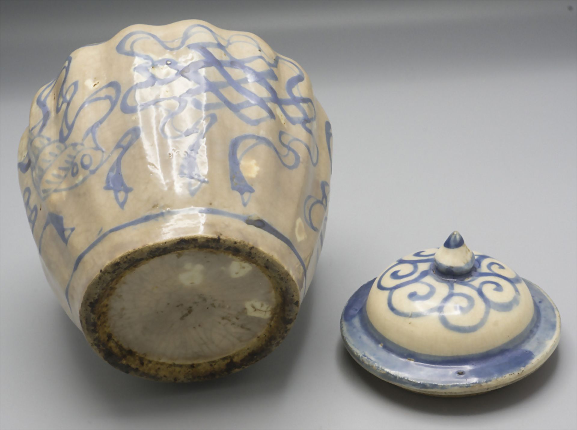Vorratsbehälter / A ceramic storage jar, wohl China oder Tibet, 18. Jh - Bild 6 aus 6