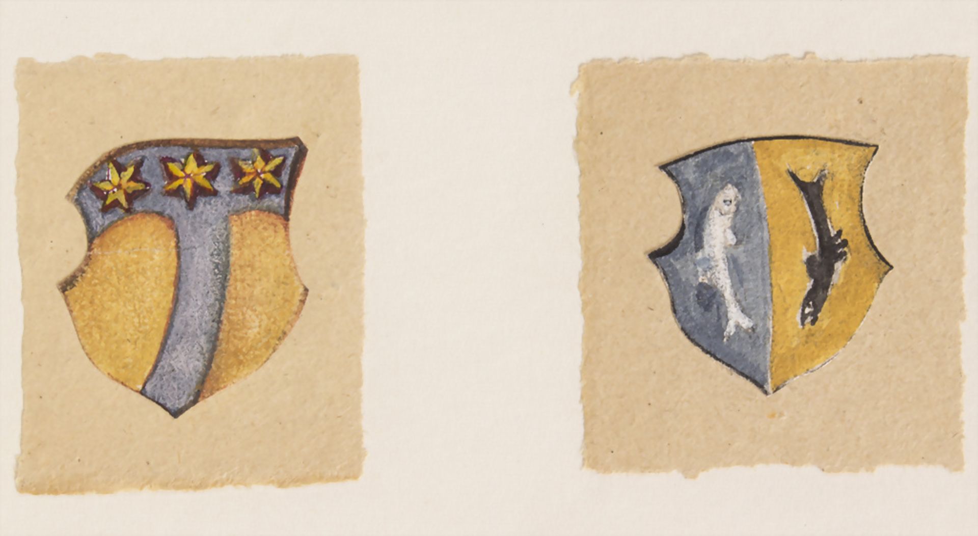 Heraldik Mappe mit zwölf Adelswappen / A set of twelve coat of arms - Image 8 of 10