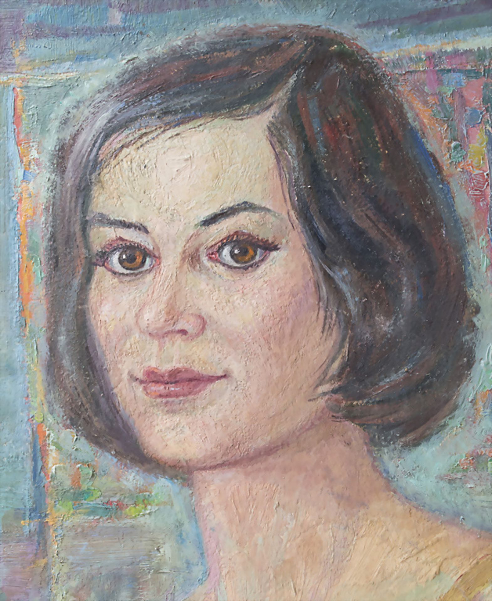 Hardy Schneider-Sato (1919-2002), 'Porträt Ursula Kleiber' / 'Portrait of Ursula Kleiber', ... - Image 3 of 4