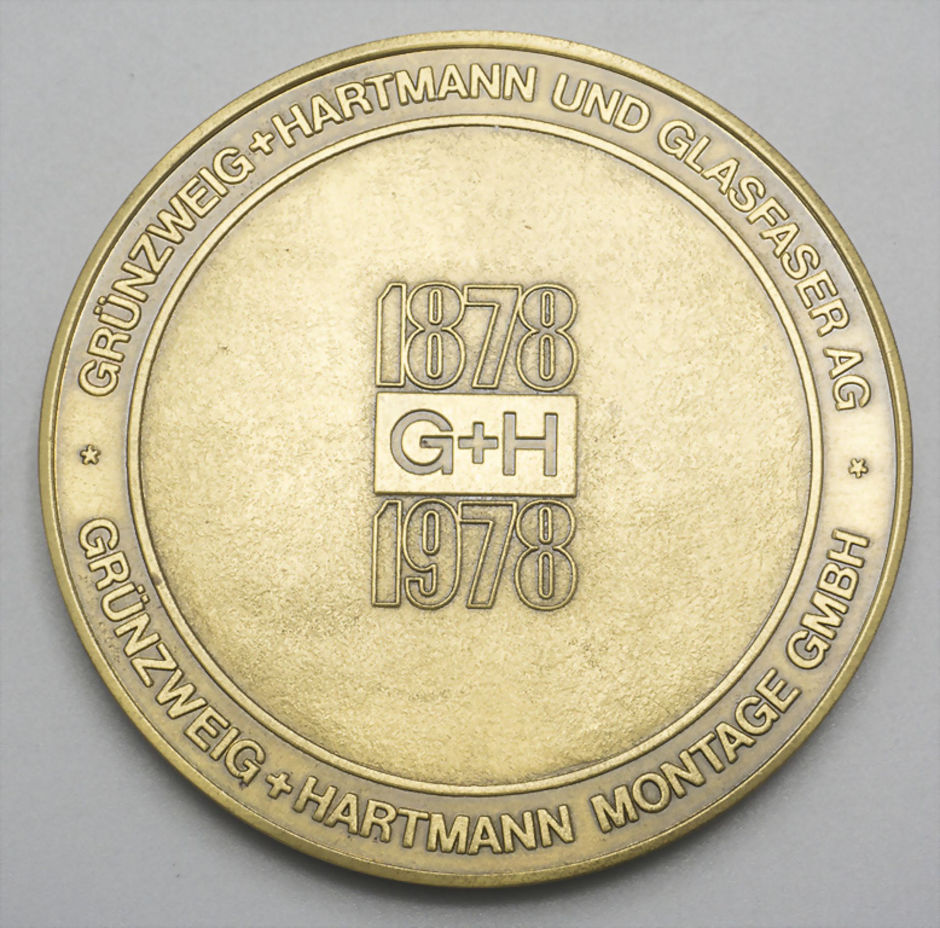 Medaille 'Grünzweig + Hartmann, Ludwigshafen', 1978
