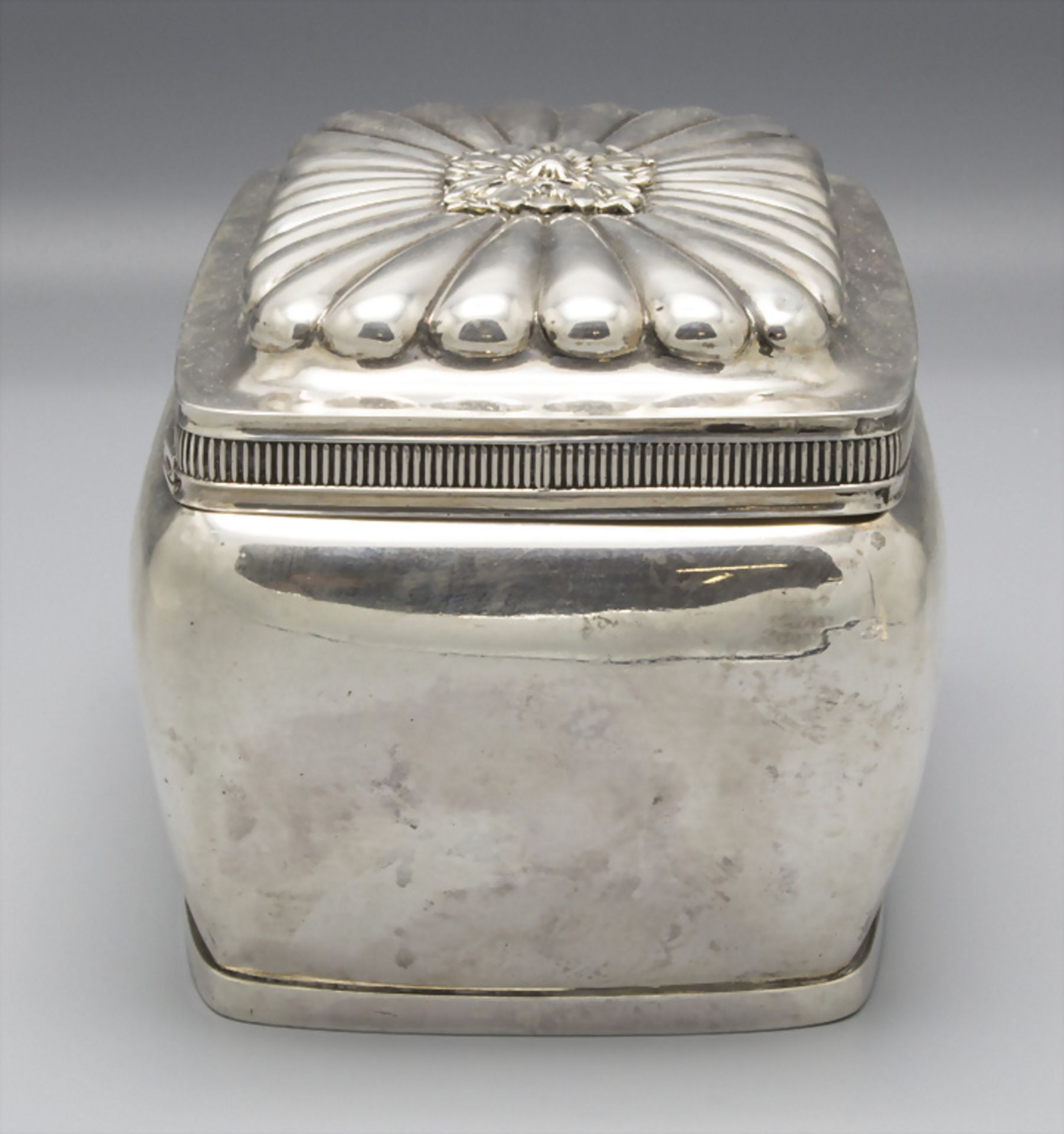 Deckeldose / A covered silver bowl, Hessels, Breda, 1835 - Image 4 of 9