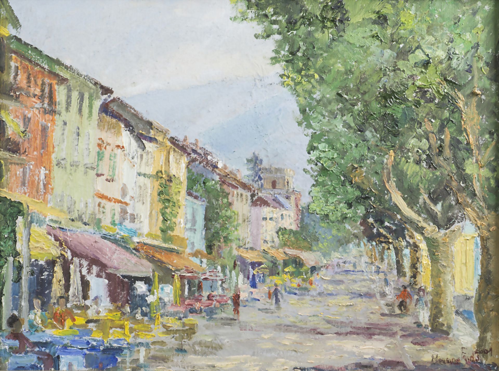 Maurice FRIDO (*1926), 'Sommertag in Ascona' / 'A summer day in Ascona', 2001