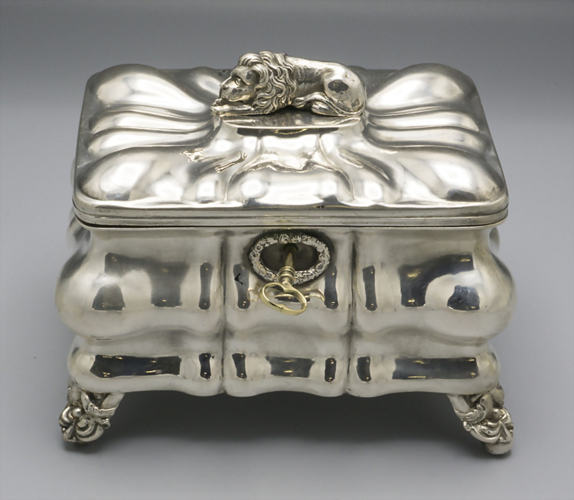 Biedermeier Zuckerdose / A silver Biedermeier sugar bowl, Peter Schima, Wien, um 1847