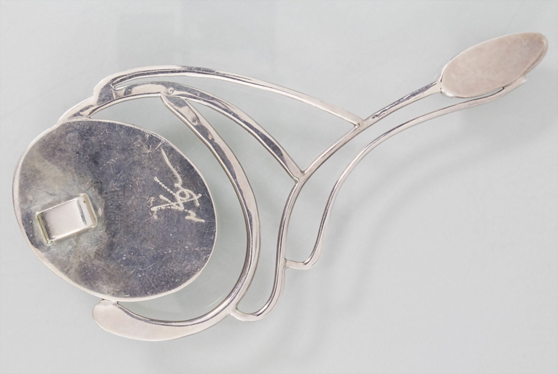 Designer Anhänger mit Achat / A silver designer pendant with agate - Image 2 of 3
