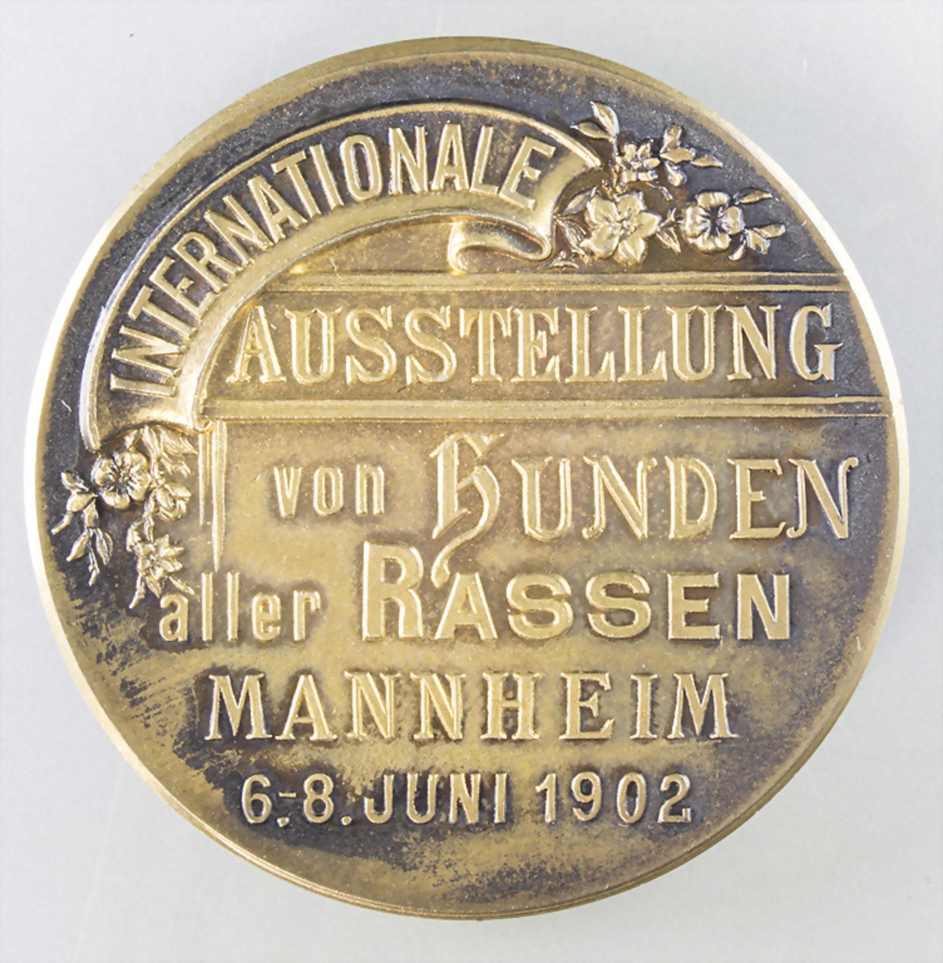 Medaille 'Hunde Rassen Ausstellung Mannheim', 1902 - Image 2 of 3