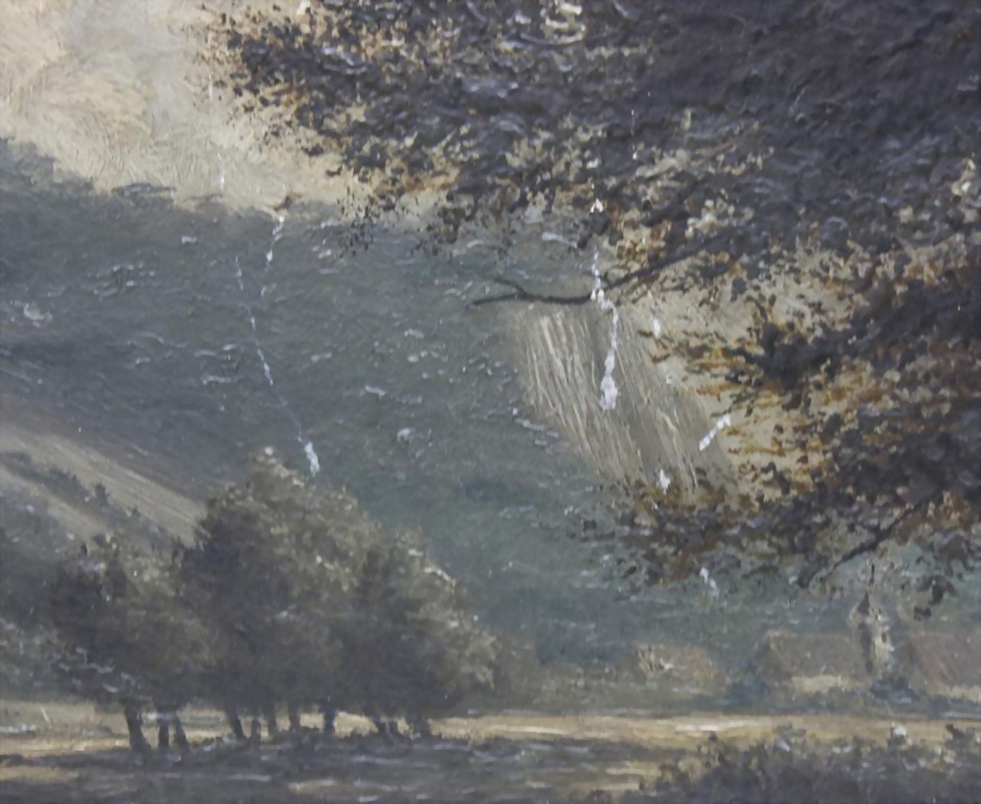 Landschaft mit Ruine/Landscape With Ruins, Étienne Leroy (Paris 1828-?) - Bild 4 aus 5