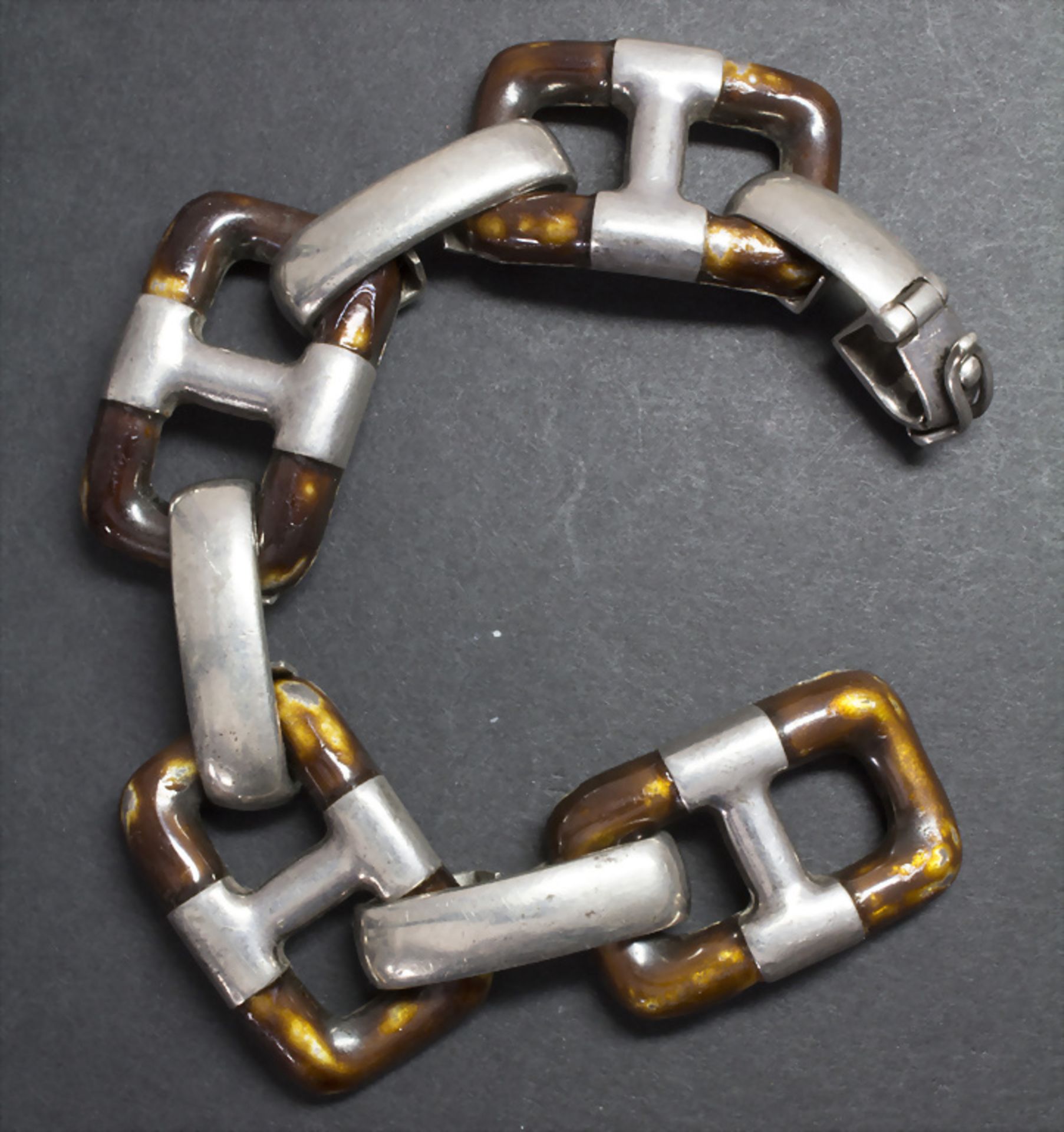 Designer Armband in Silber / A designer silver bracelet - Image 2 of 3
