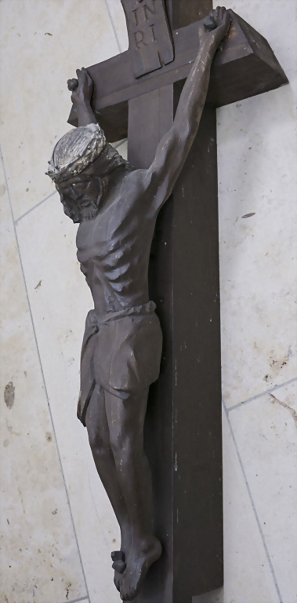 Kruzifix / A crucifix, deutsch, 1. Hälfte 20. Jh. - Image 3 of 6