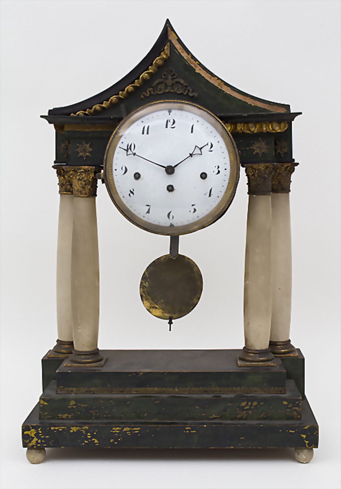 Empire Portaluhr / Clock, Wien / Vienna, ca 1800