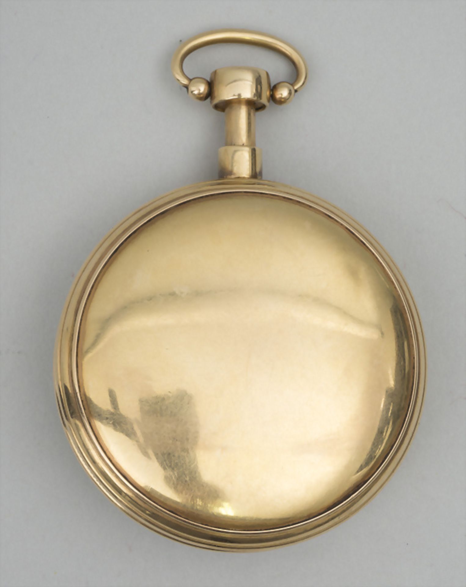 Offene Taschenuhr / An 18k gold open faced watch, Emile Moré à Geneve, Genf, um 1800 - Image 5 of 5