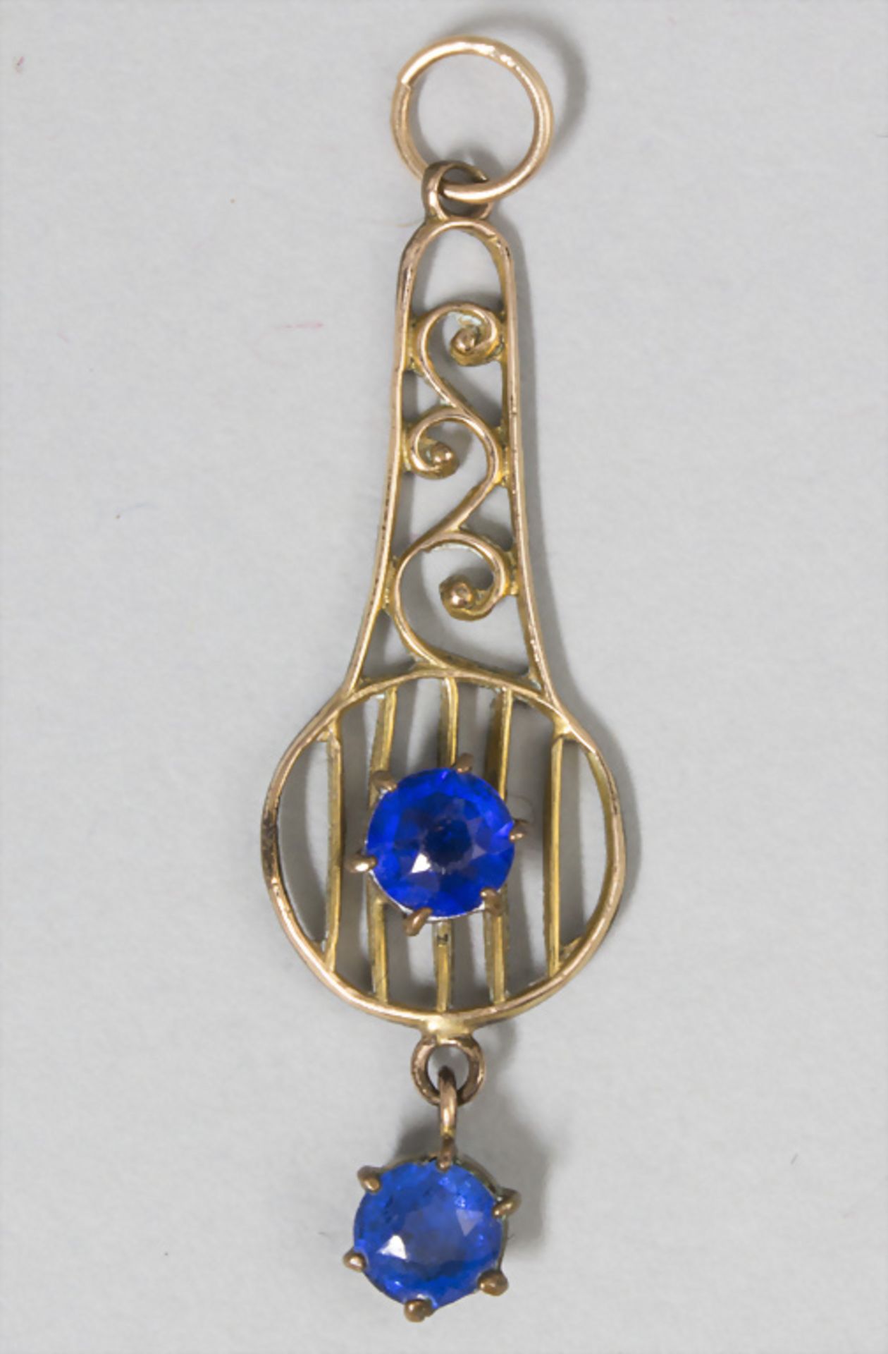 Jugendstil Anhänger / An Art Nouveau pendant, England, um 1900