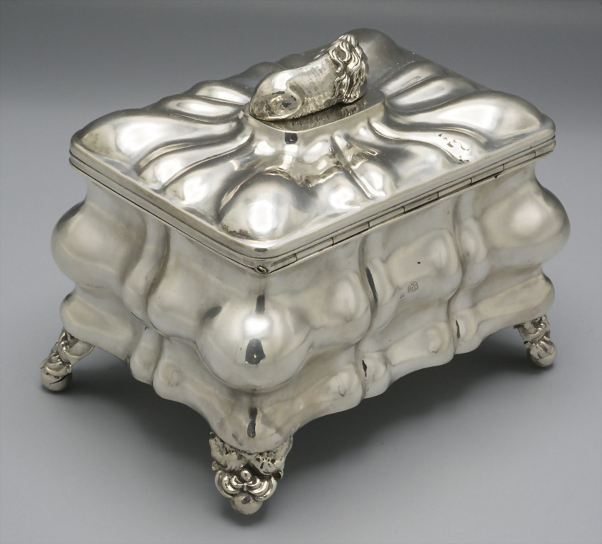 Biedermeier Zuckerdose / A silver Biedermeier sugar bowl, Peter Schima, Wien, um 1847 - Image 3 of 7