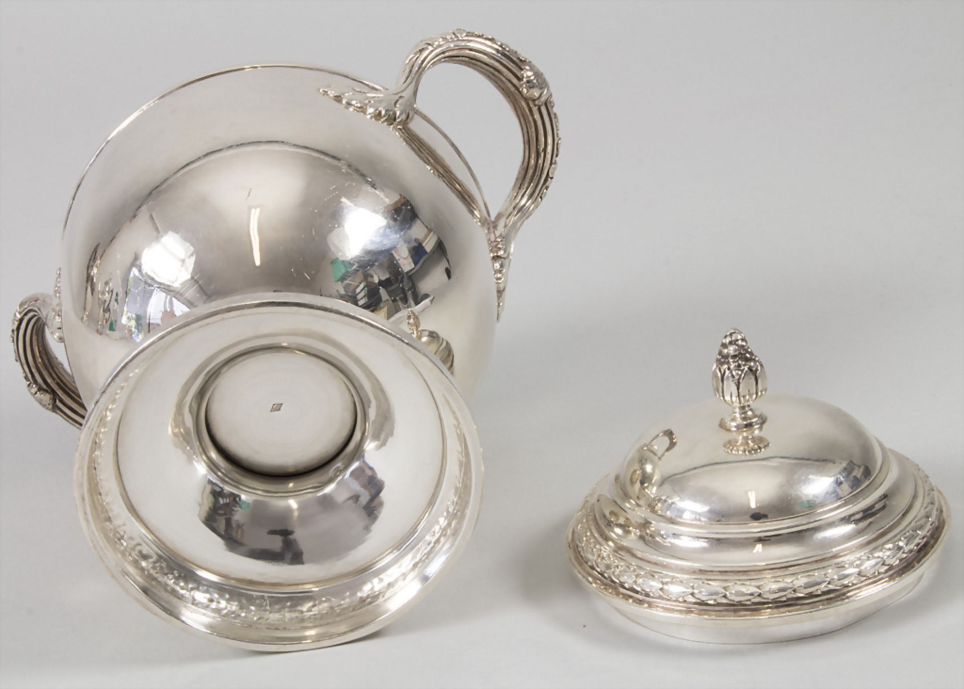 Tee- und Kaffeekern / An Art Déco silver tea and coffee set, Longnet & Bardiès, Paris, 1887-1927 - Image 27 of 29