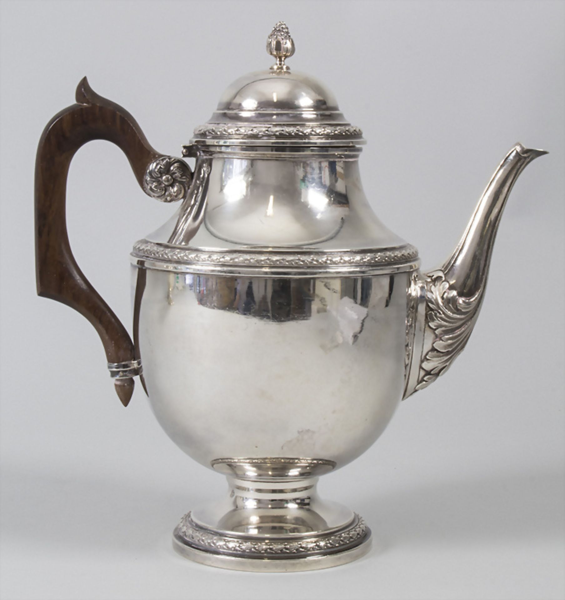Tee- und Kaffeekern / An Art Déco silver tea and coffee set, Longnet & Bardiès, Paris, 1887-1927 - Image 18 of 29