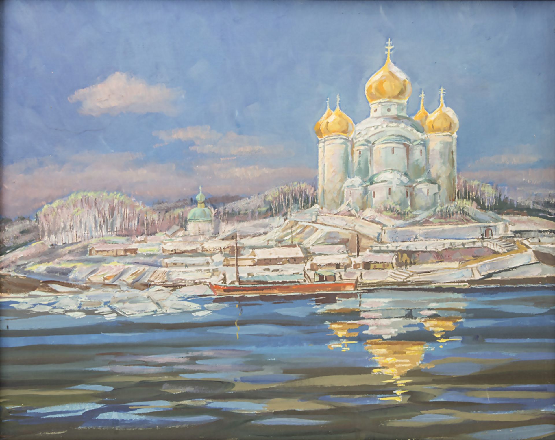 Hardy Schneider-Sato (1919-2002), Ansicht einer russischen Kirche / View of a Russian church, 1952