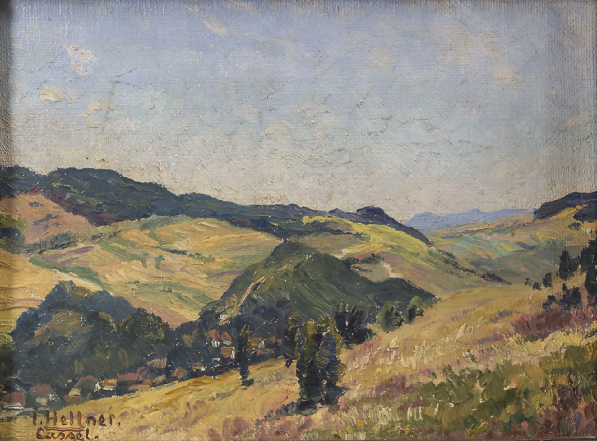 Julius HELLNER (1877-1942), 'Landschaft bei Kassel' / 'Landscape near Kassel'