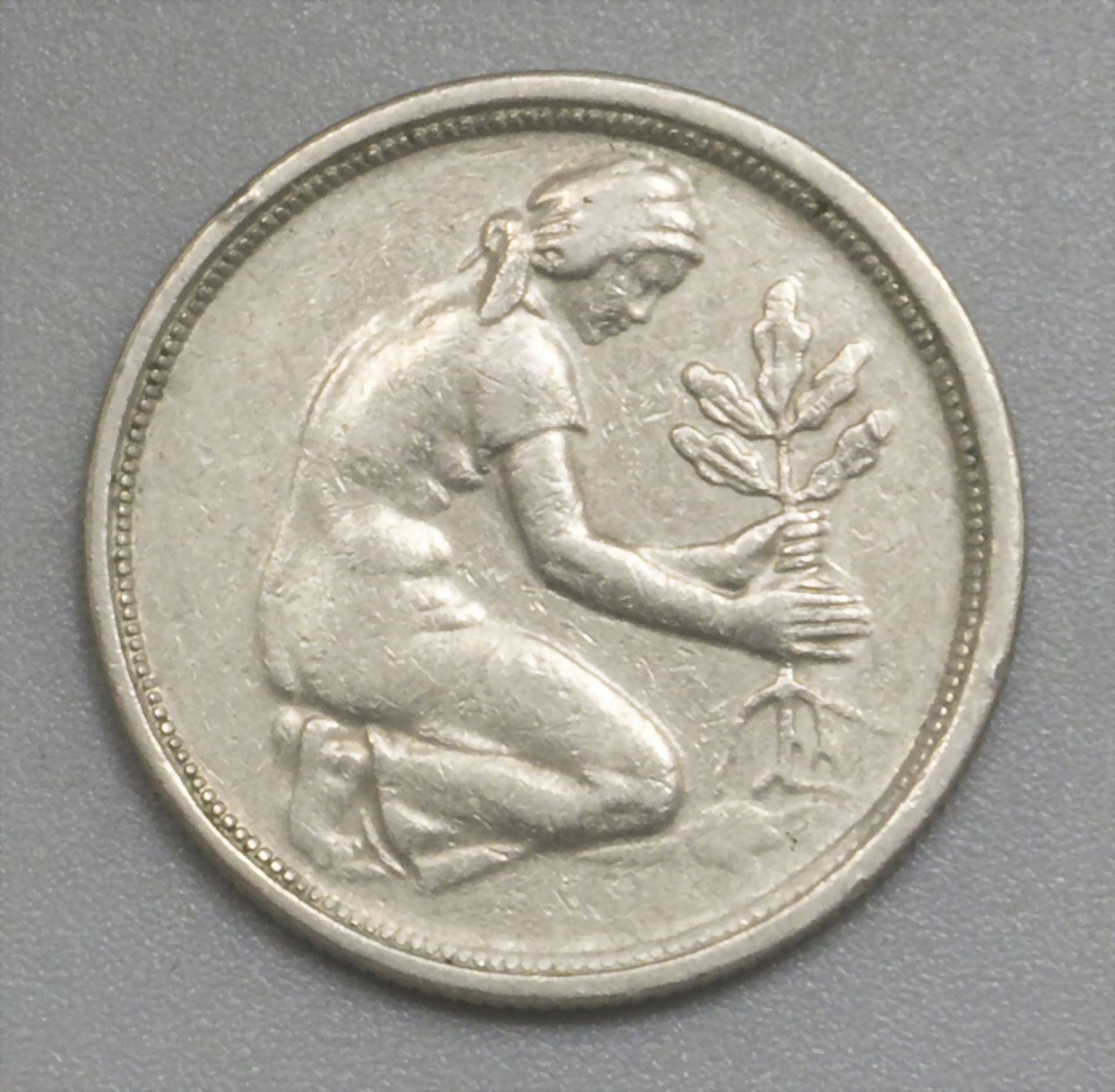 Fehlprägung 50 Pfennig 1949 Bank Deutscher Länder und Kursmünzen BRD
