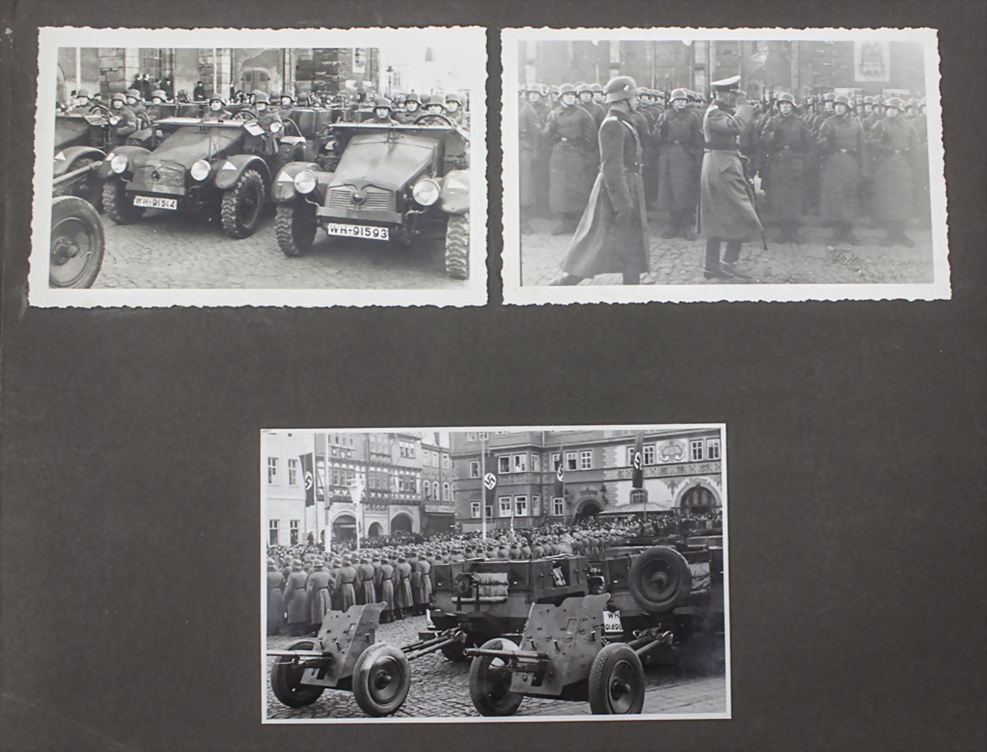 Fotoalbum aus der Zeit 2. Weltkrieg / An album with photographs WW II