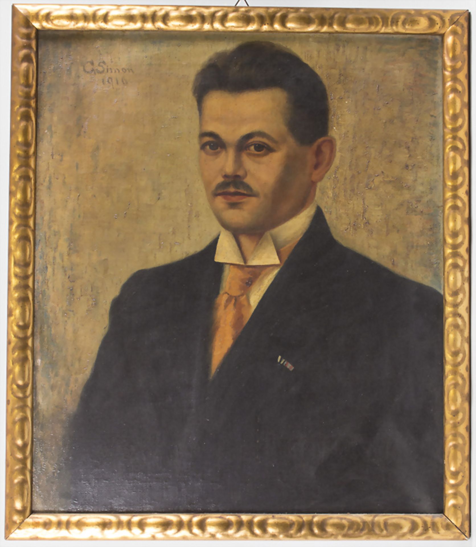 G. Simon, 'Porträt eines Herrn im Anzug' / 'A portrait of a gentleman in a suit', 1910