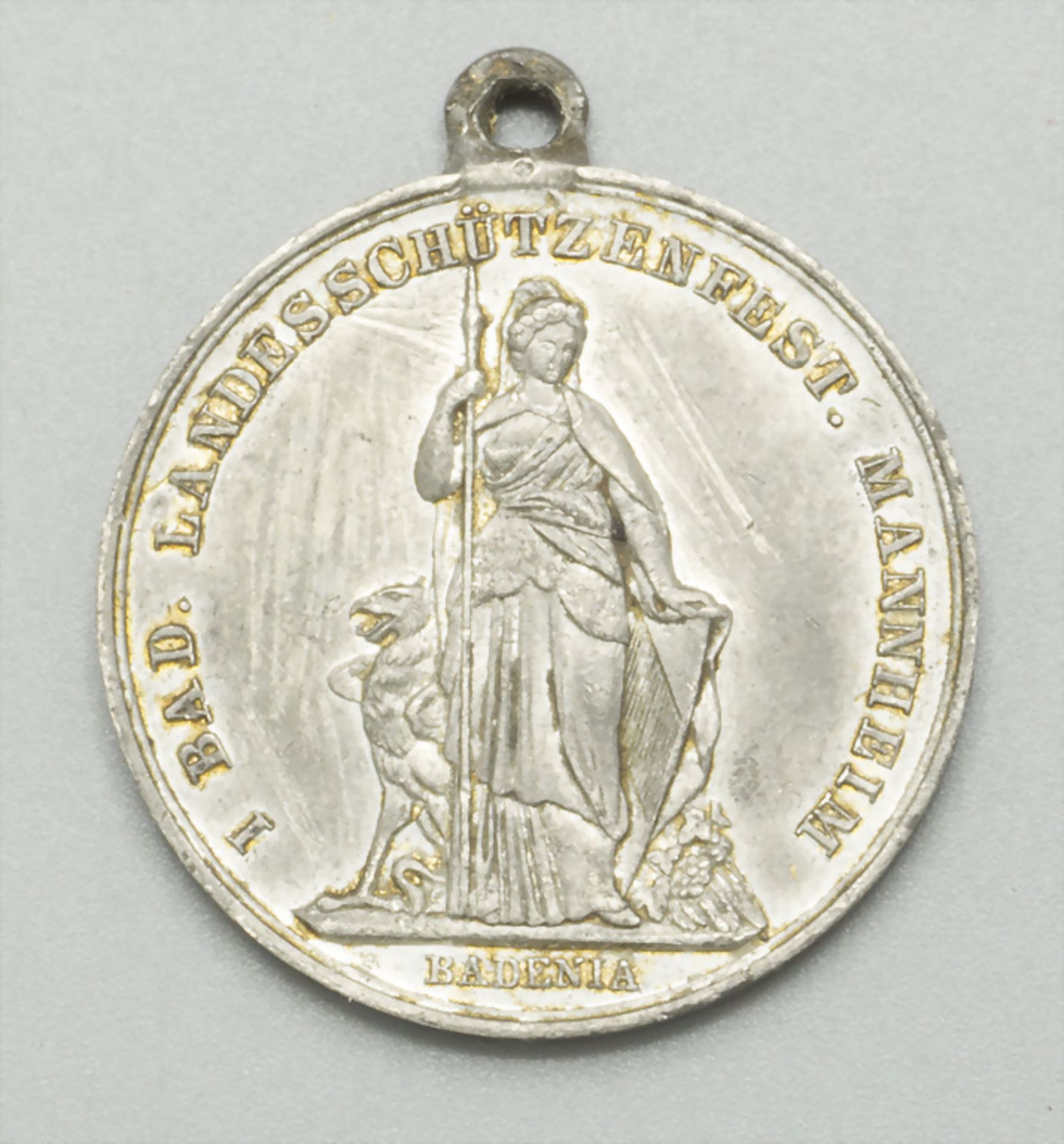 Medaille '1. Badisches Landesschützenfest', Mannheim, 1863