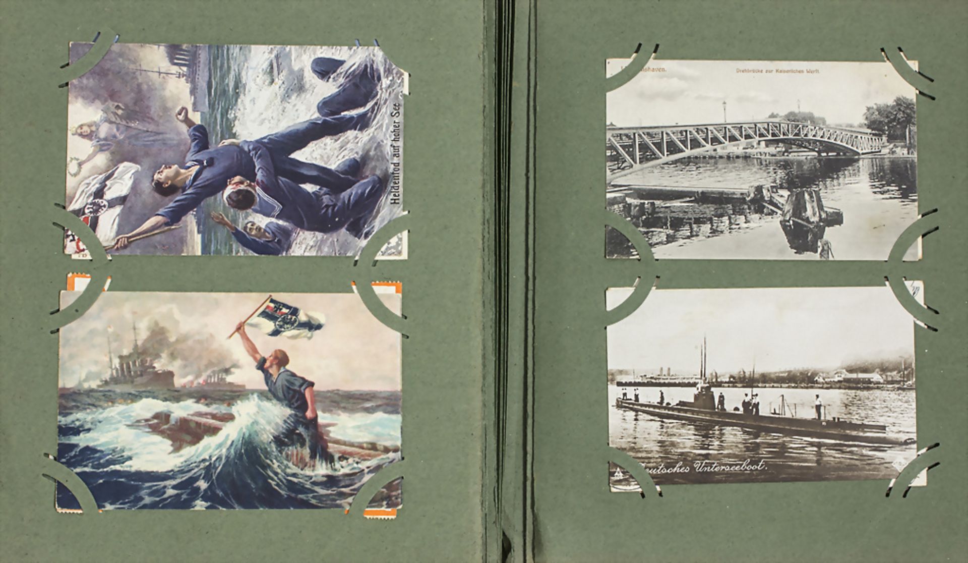 Gründerzeit und Weltkrieg I, Postkartenalbum / An album with postcards of the Wilhelmian period