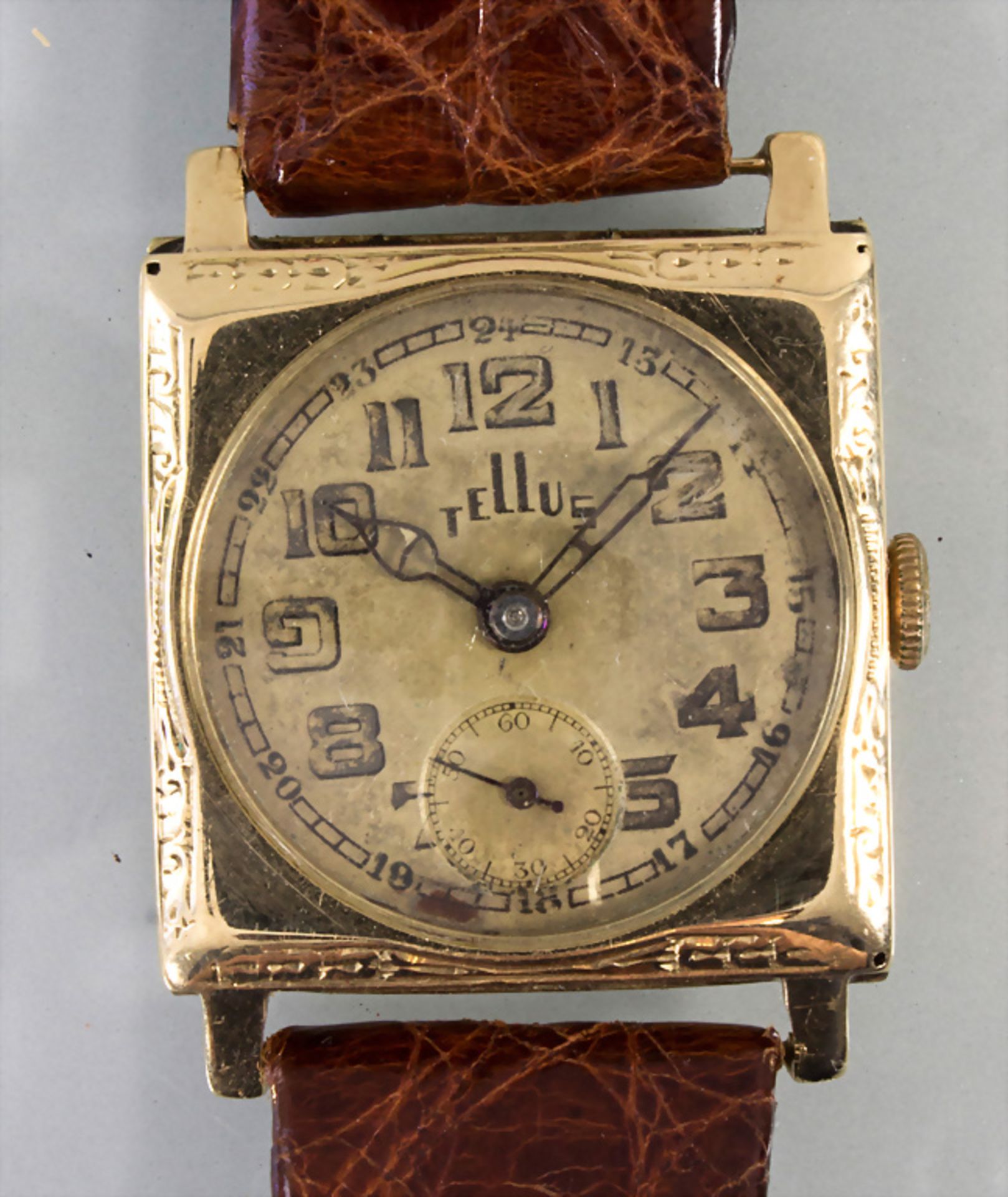 Armbanduhr TELLUS / A wrist watch, Schweiz, um 1935