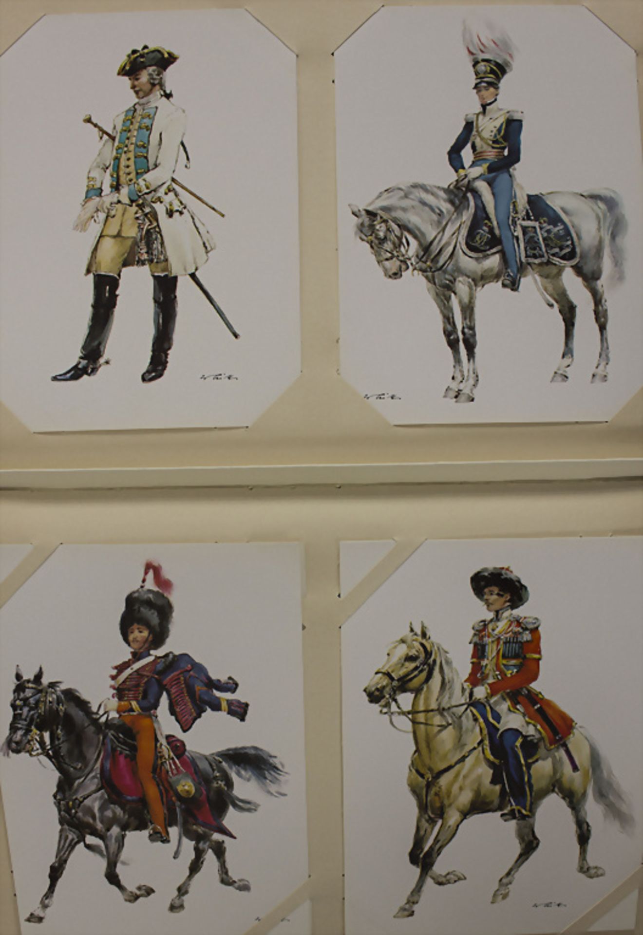 Paar Postkarten Alben 'Pferde' / Two albumes with postcards 'Horses'