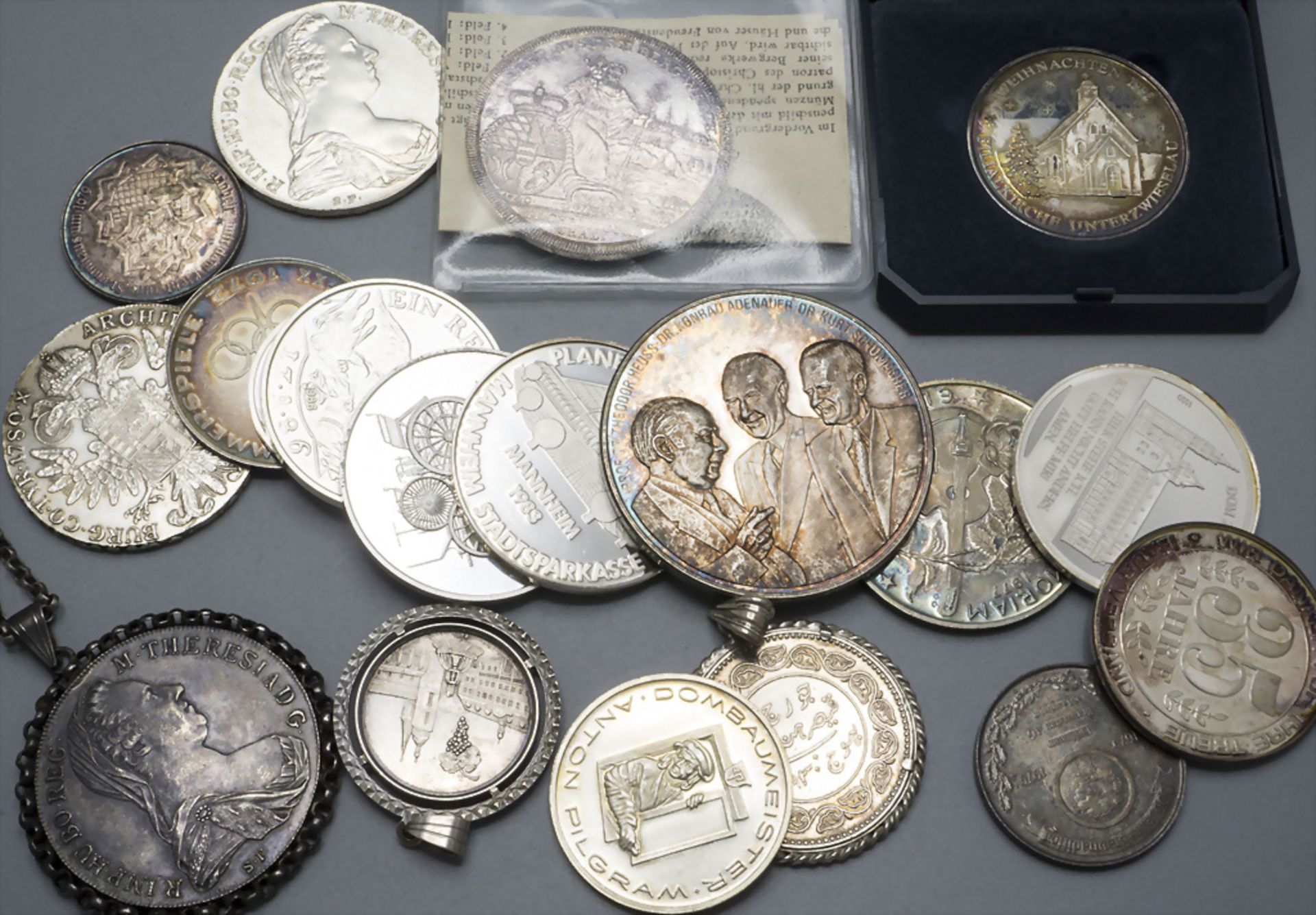 Sammlung Silber-Medaillen / A collection of silver medals