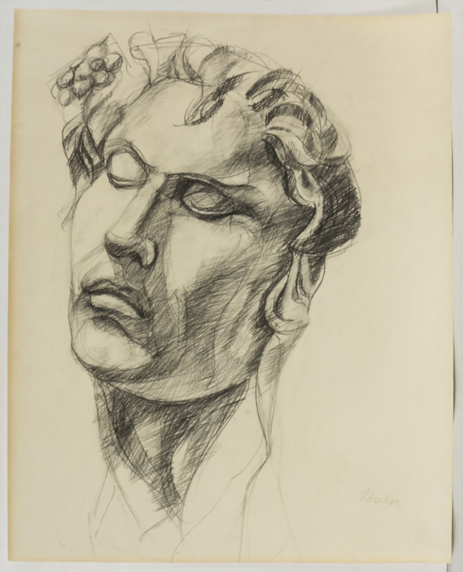 Arno Breker (1900-1991), 'Studie eines Männerkopfes' / 'A study of a man's head', 20. Jh.