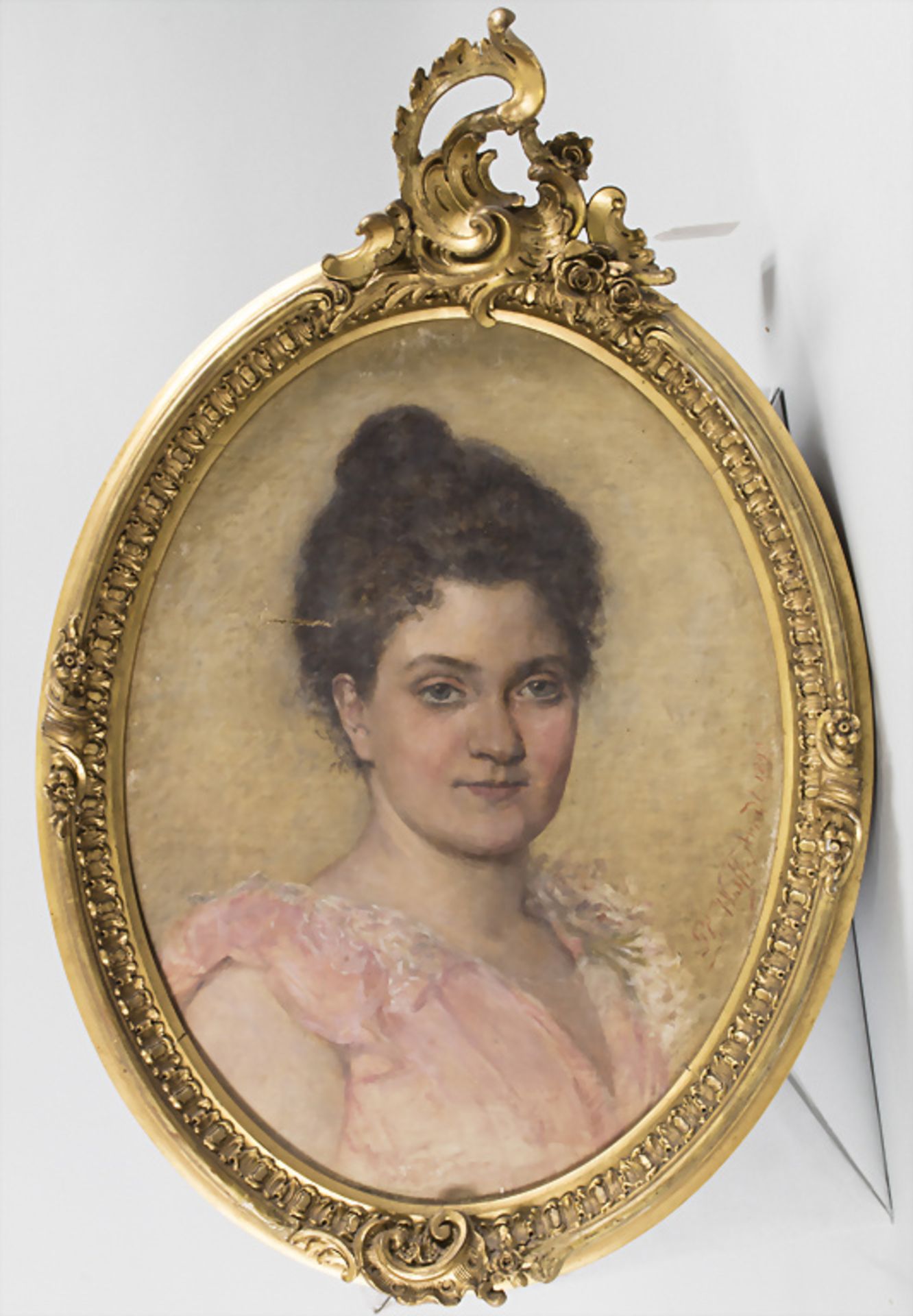 Philippine Wolff-Arndt (1849-1933), 'Belle Époque Damenporträt' / 'A Belle Époque lady', 1899