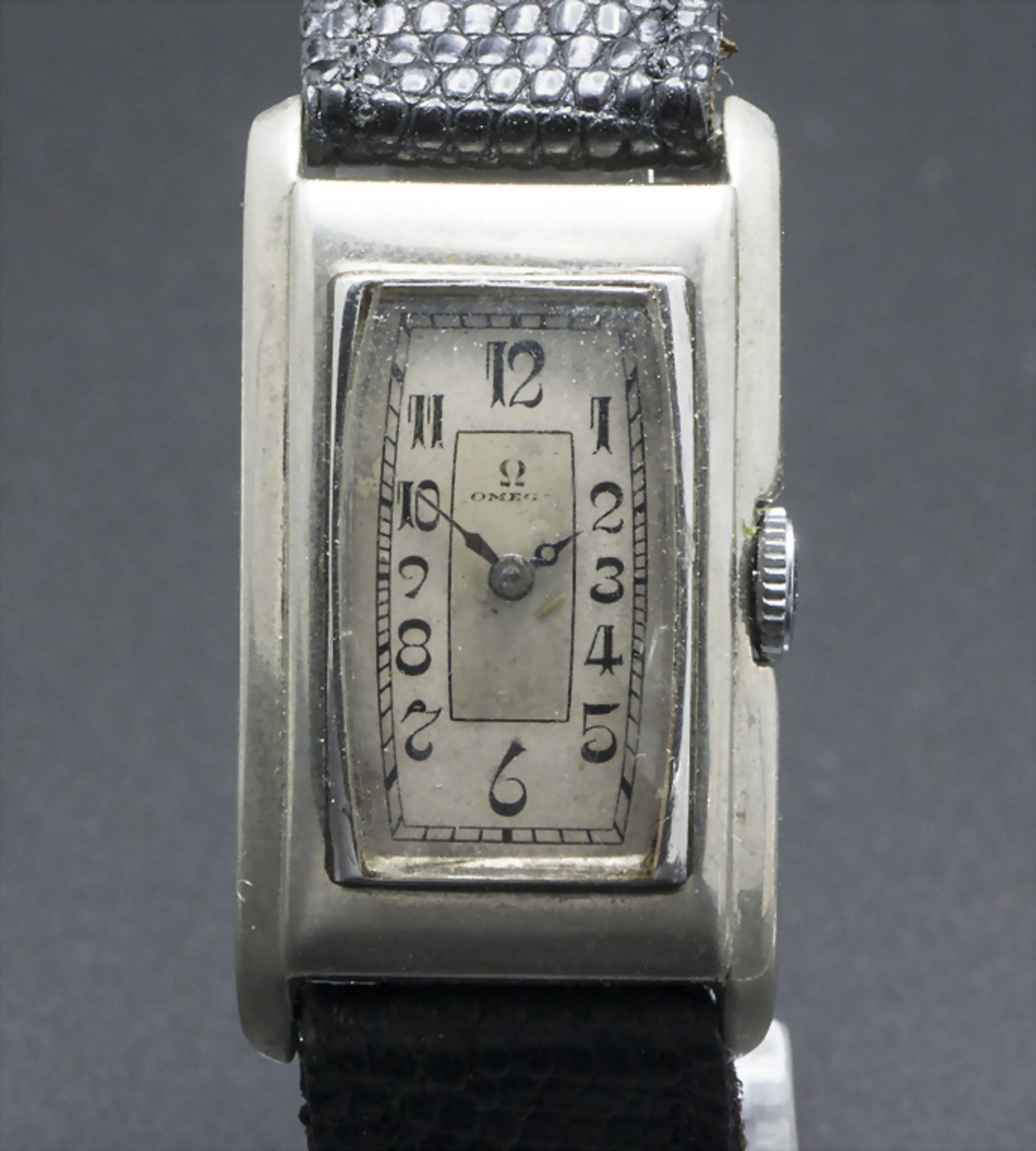 Art Déco Herrenarmbanduhr / An Art Deco men's wristwatch, Omega, Schweiz, um 1930