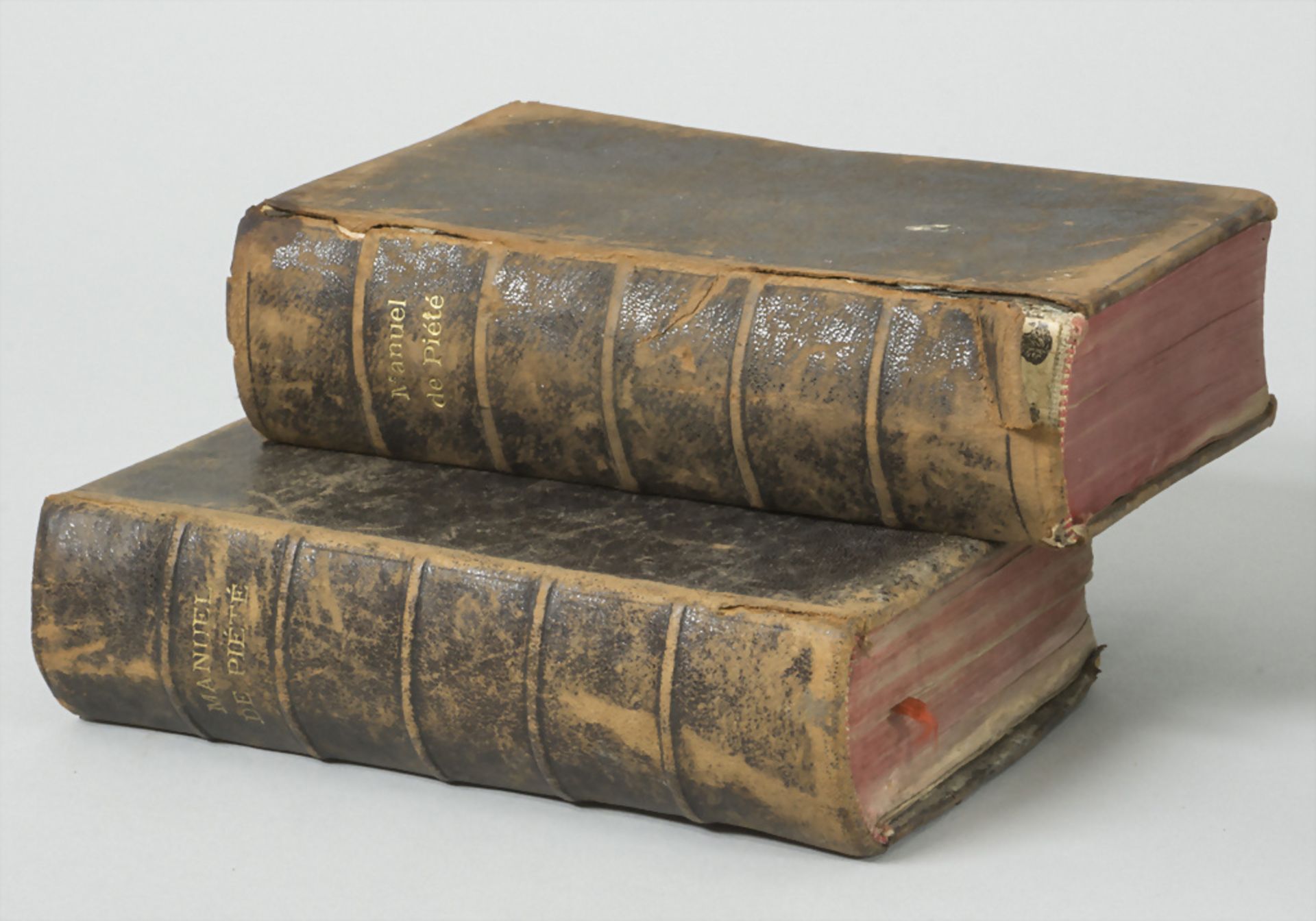 2x 'Manuel de Piété a l'usage des élèves du Sacre-Coeur, Paris, 1894 / Two praying booklets of ...